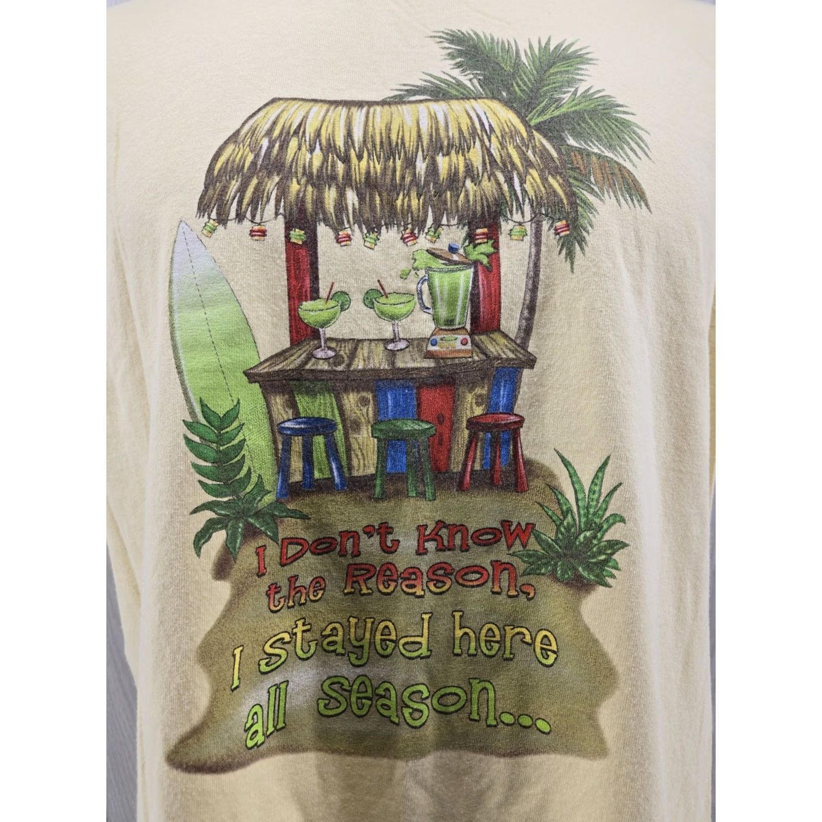 Vintage VINTAGE Margaritaville Shirt Mens XL Yellow Jimmy Buffett Orlando 2006 Size US XL / EU 56 / 4 - 3 Thumbnail