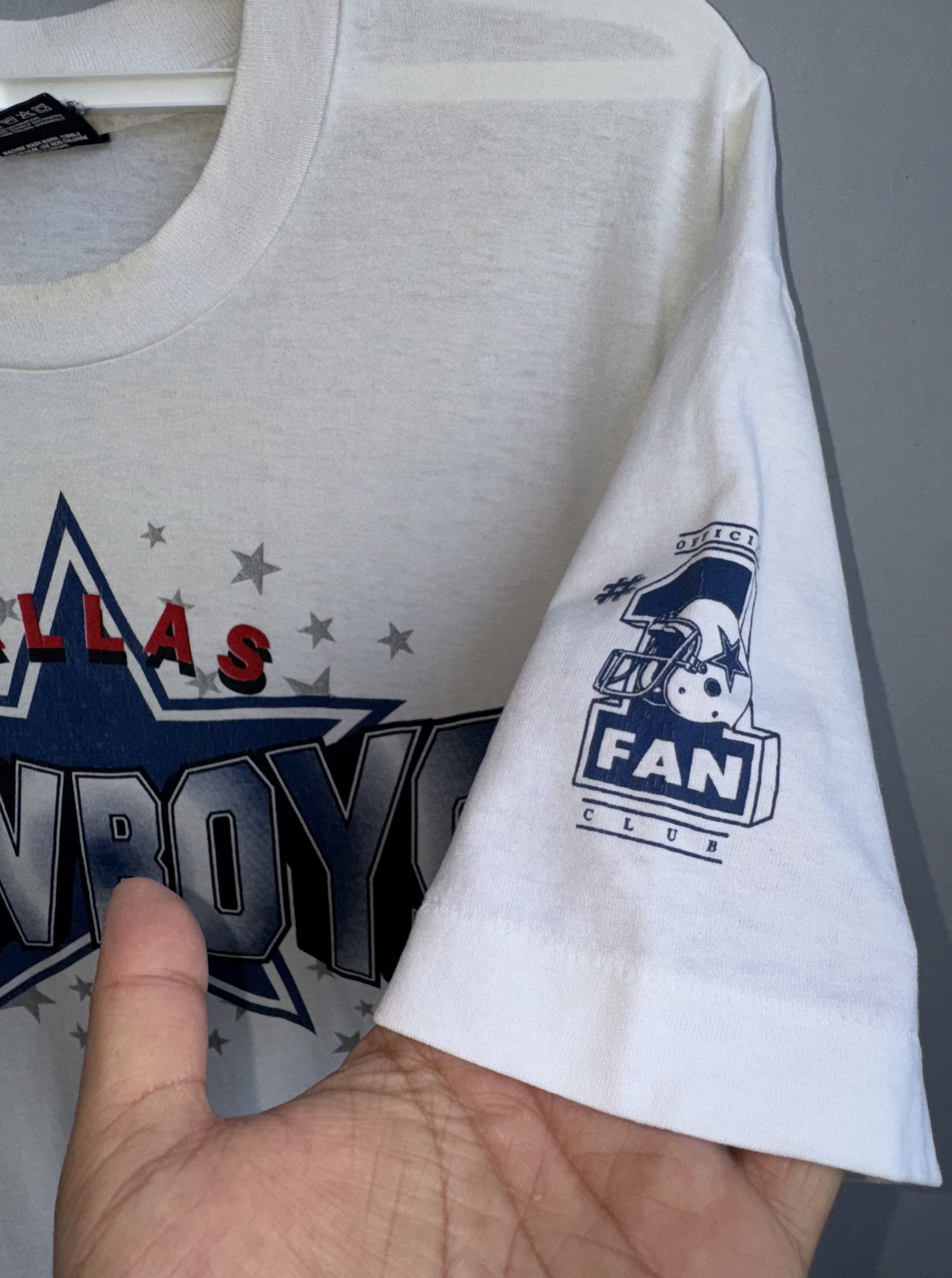 Vintage Dallas Cowboys Fan Club Vintage Shirt Size US L / EU 52-54 / 3 - 3 Thumbnail