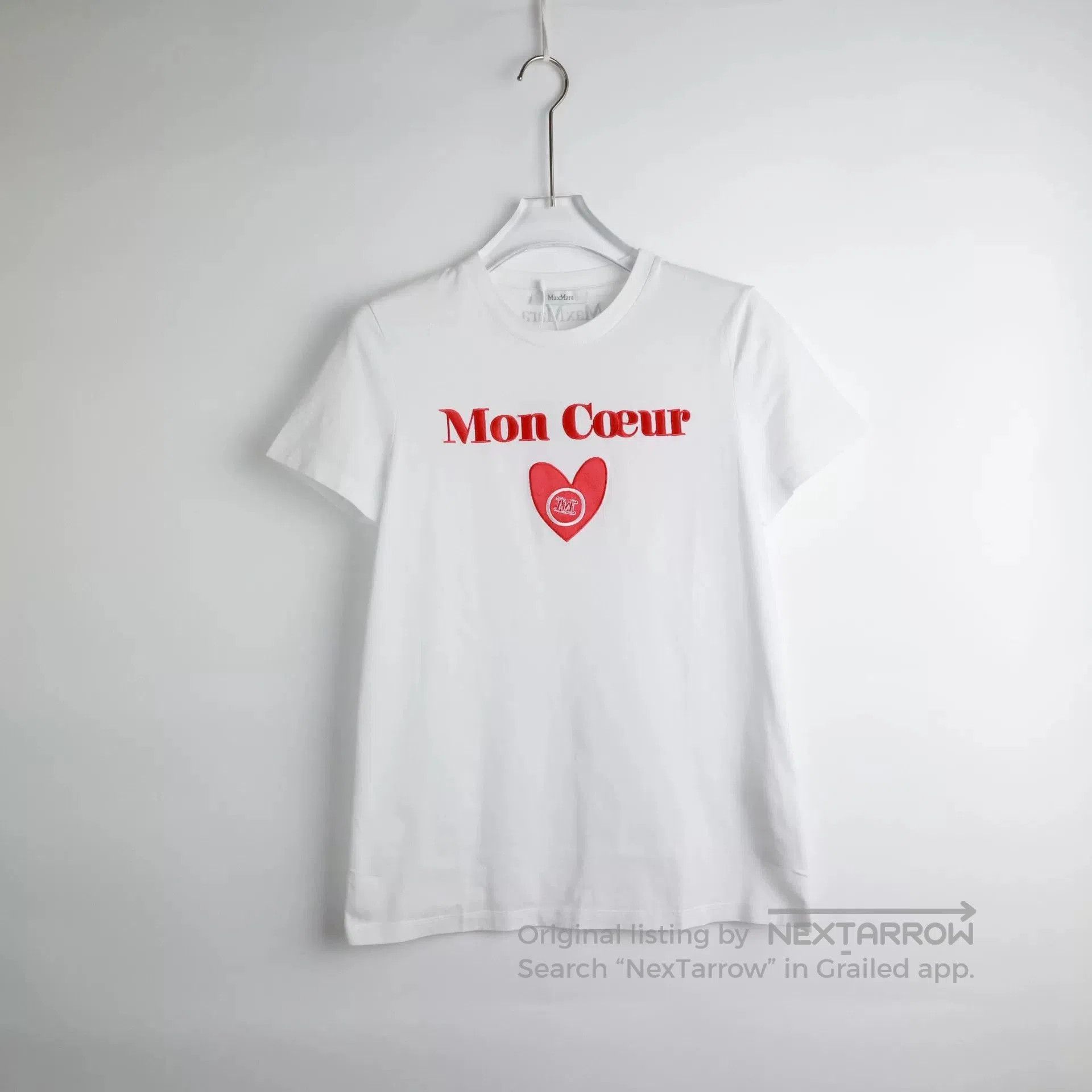 Max Mara Maxmara 'Mon Coeur' Short-Sleeve Top. Size M / US 6-8 / IT 42-44 - 1 Thumbnail