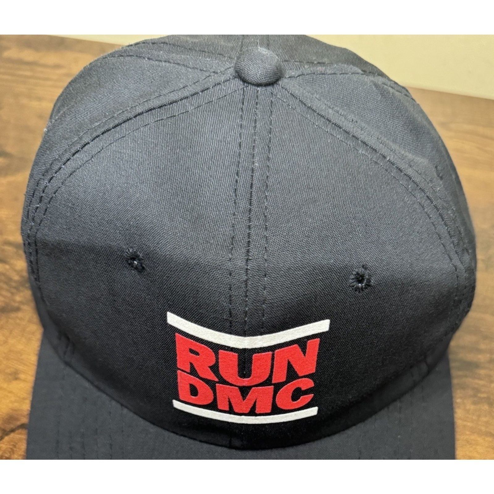 RUN DMC Vintage 80s 90s Run DMC Rap Hip Hop Snapback Hat Size ONE SIZE - 4 Thumbnail