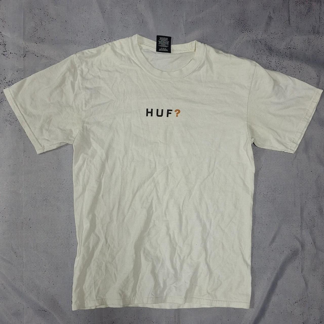 Huf Cream HUF cotton streetwear tee Size US M / EU 48-50 / 2 - 1 Thumbnail