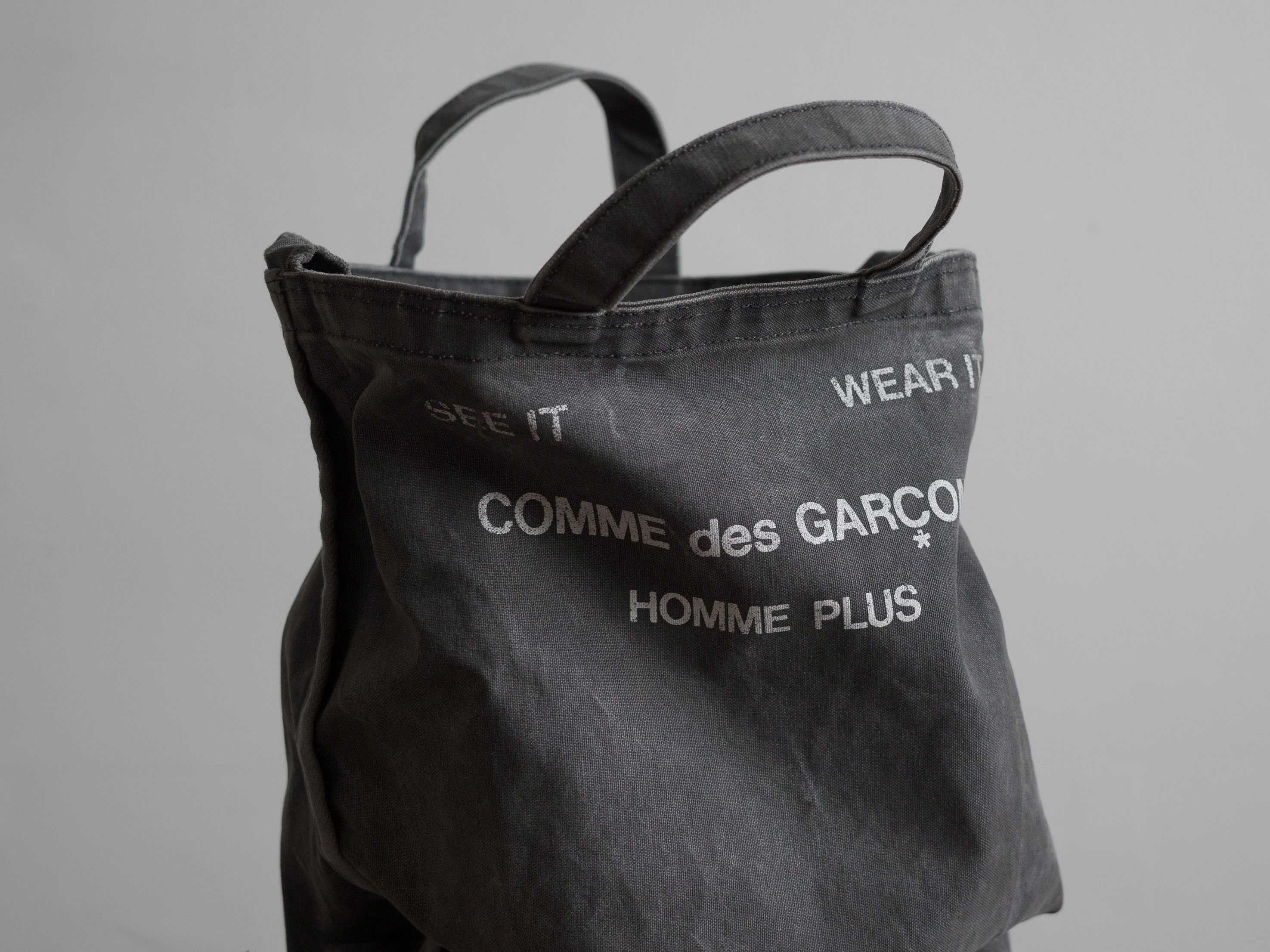 Comme des Garcons Homme Plus AW2001 COMME des GARÇONS HOMME PLUS LOGO PRINT BAG Size ONE SIZE - 5 Thumbnail