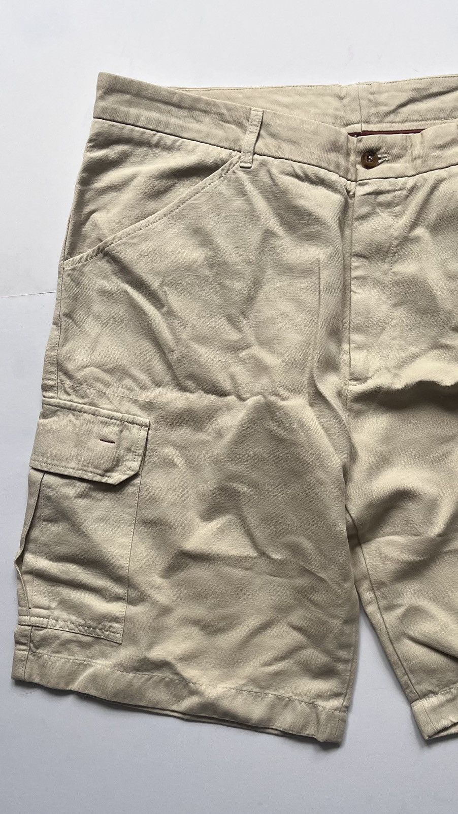 Loro Piana Loro Piana Beige Cotton Mens Shorts Size US 44 / EU 60 - 4 Thumbnail
