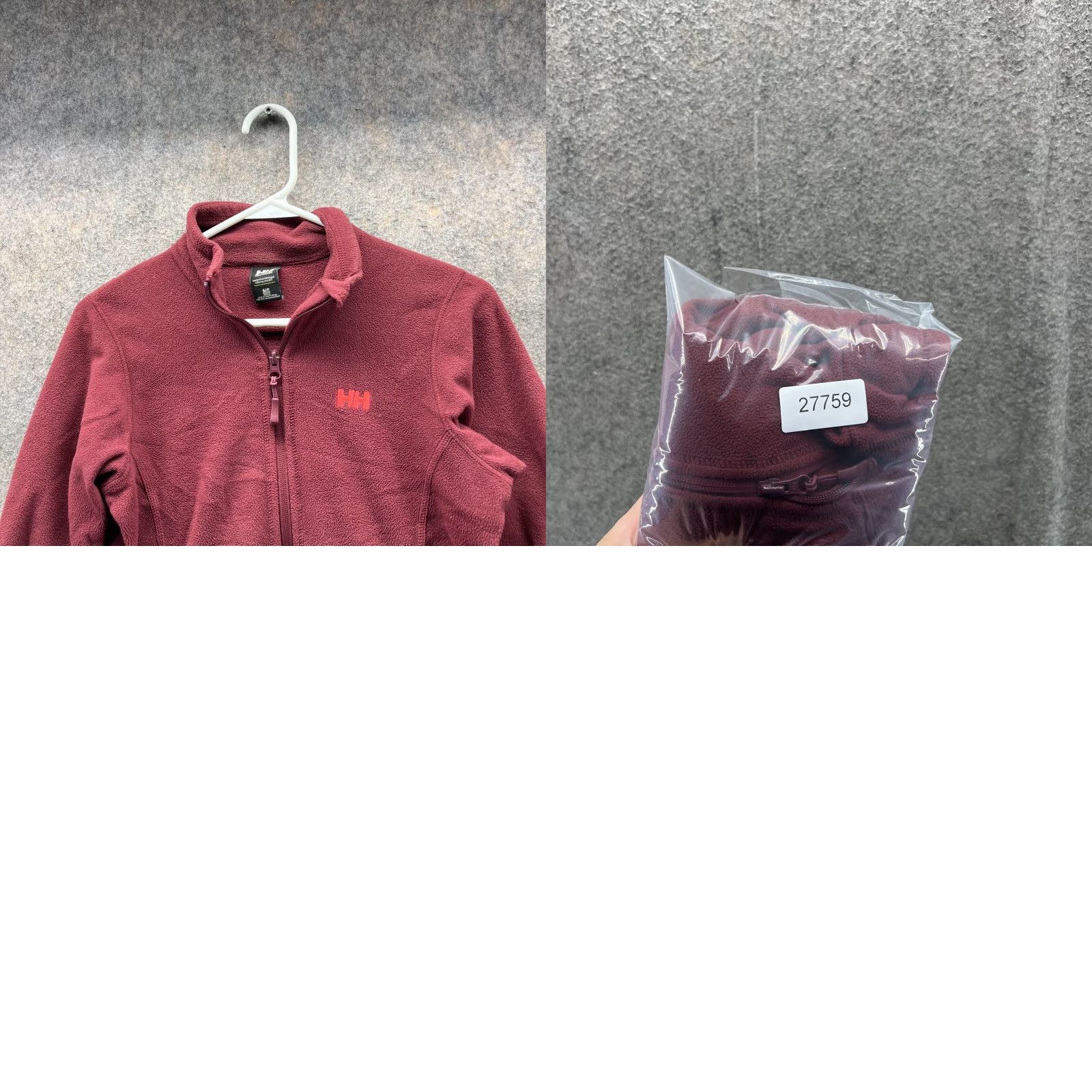 Helly Hansen VINTAGE Helly Hansen Sweater Women Small Burgundy Red Full Zip Fleece Jacket Full Zip Size S / US 4 / IT 40 - 9 Thumbnail
