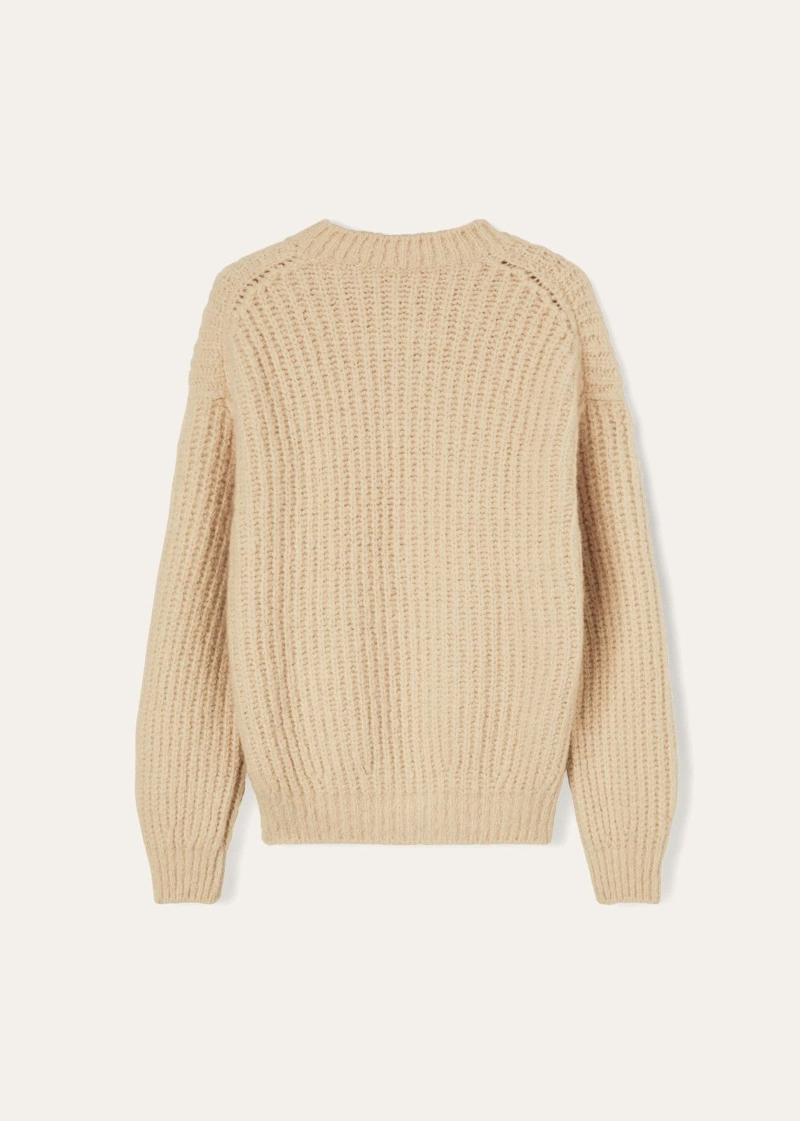 Loro Piana o1srvl11e1125 FAM6336 Cocooning Crewneck Sweater in Beige Size XS / US 0-2 / IT 36-38 - 2 Thumbnail