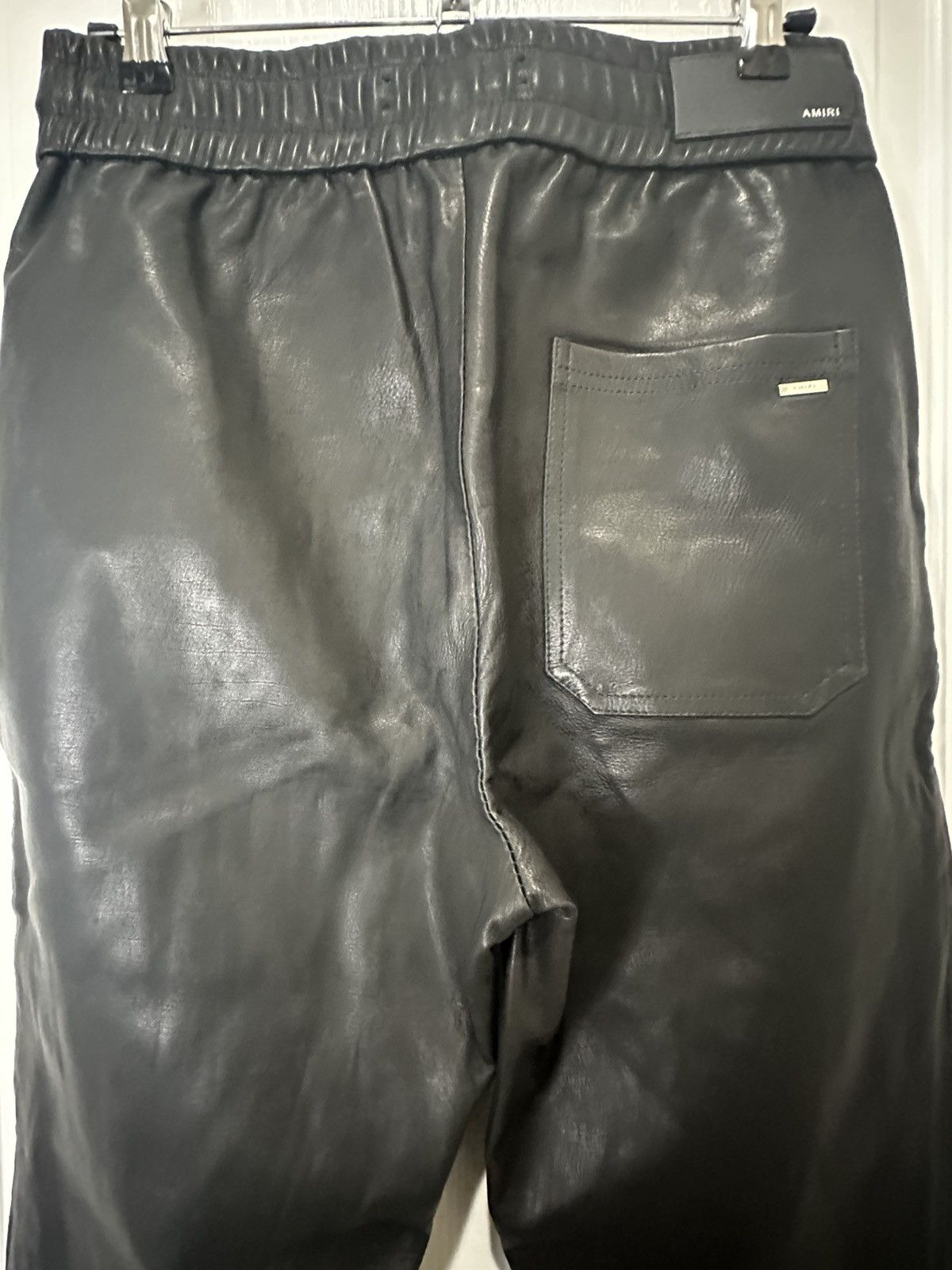 Amiri Amiri Leather Jogging Pant Size US 32 / EU 48 - 14 Thumbnail