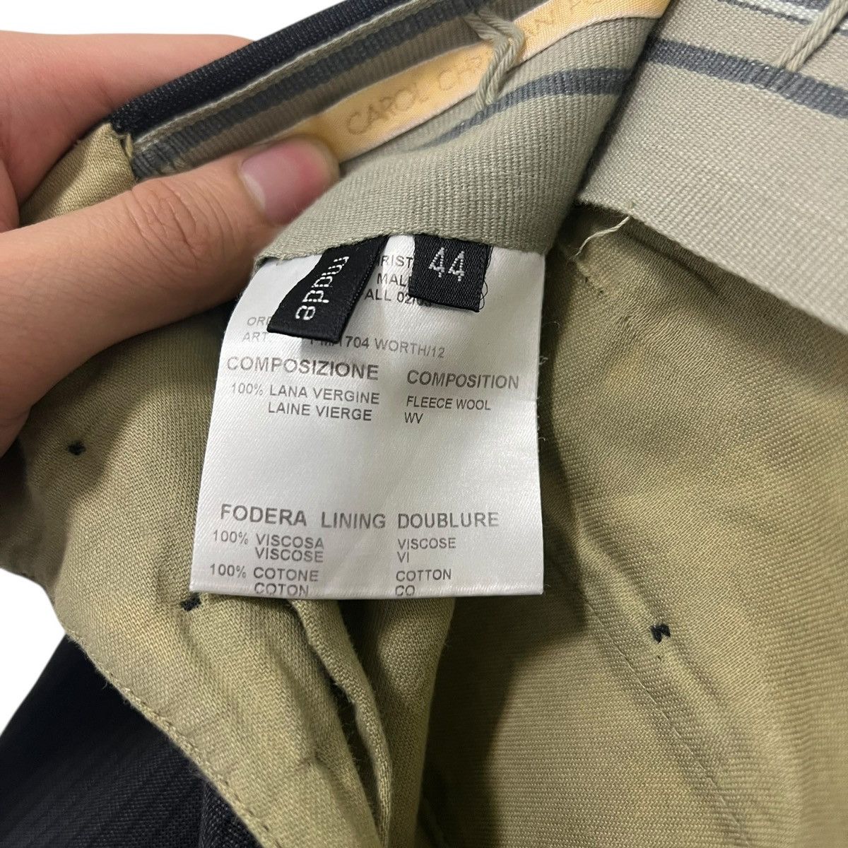 Carol Christian Poell Ccp pinstripe pants Size US 30 / EU 46 - 8 Thumbnail