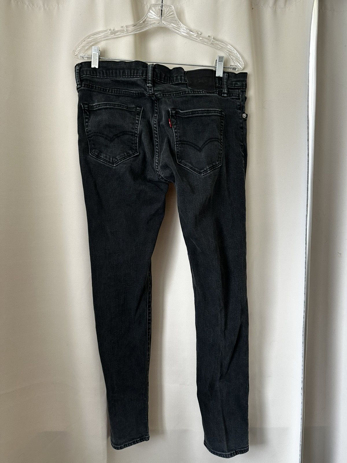 Levi's USED Men's Levis Skinny Jeans Black Size 32x32 Size US 32 / EU 48 - 2 Thumbnail
