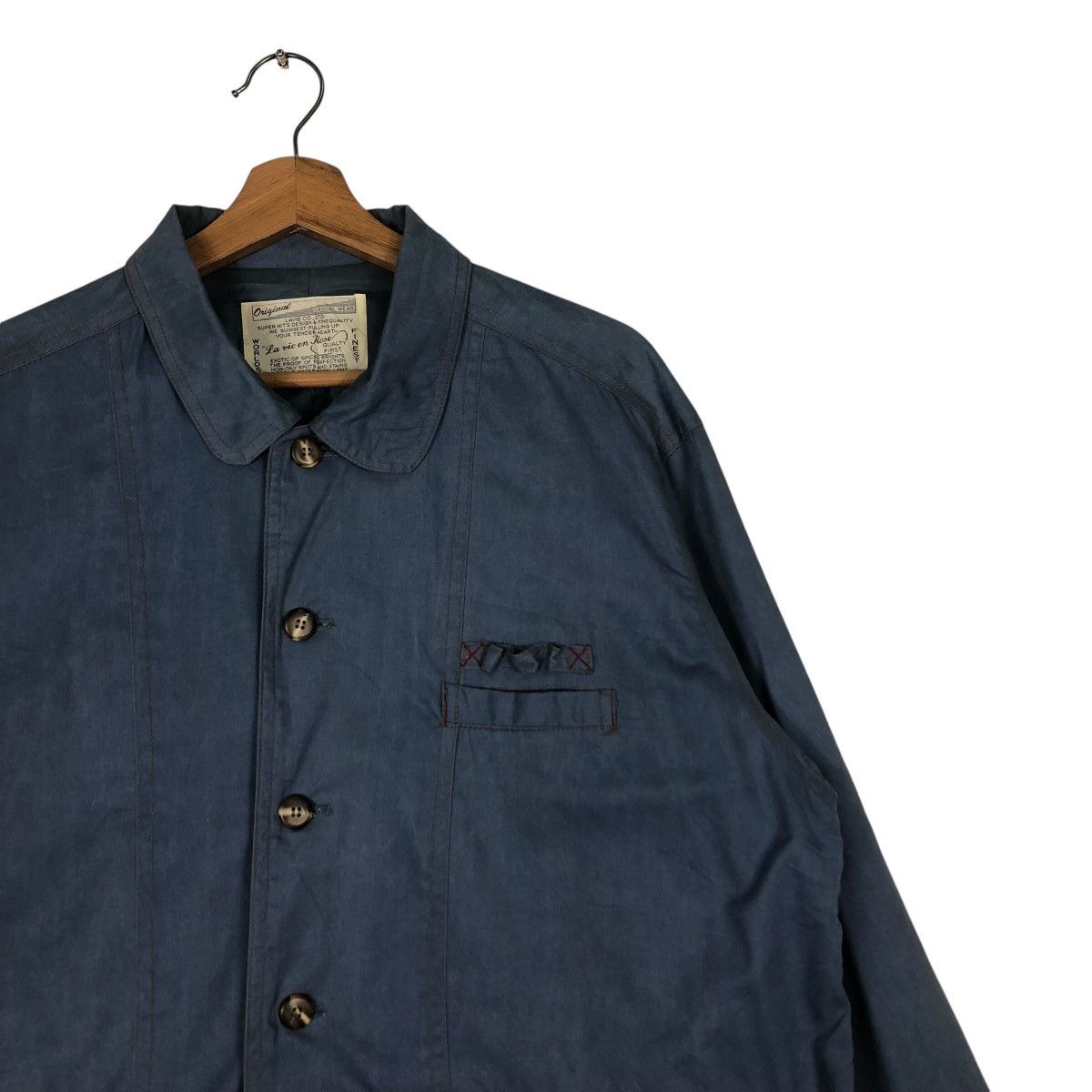 Japanese Brand Vintage Chore Jacket World Finest Issey Miyake Multi Pocket Size US M / EU 48-50 / 2 - 7 Thumbnail