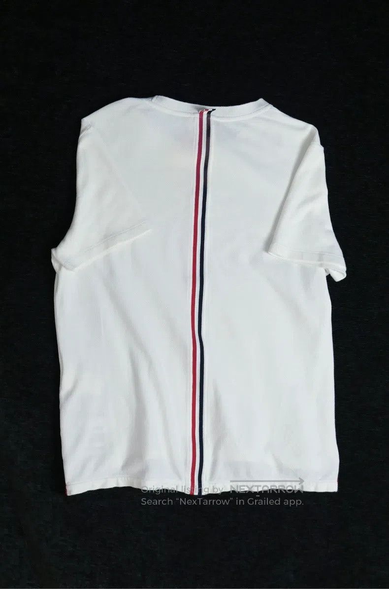Thom Browne Thom Browne White short-sleeved Size US XL / EU 56 / 4 - 2 Thumbnail