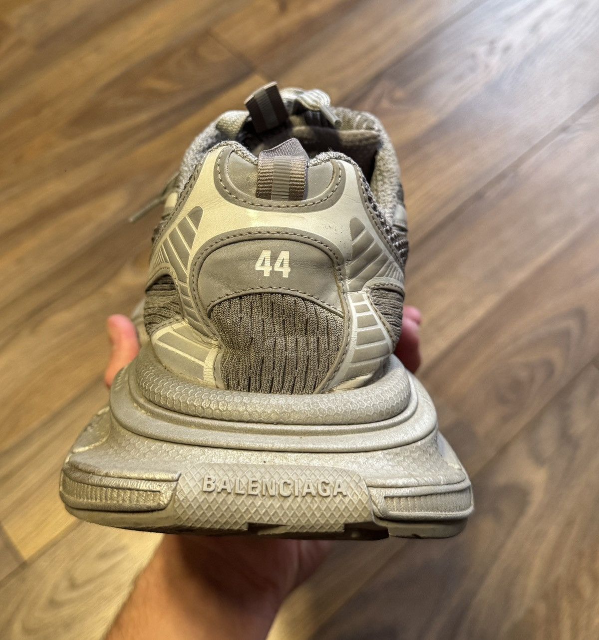 Balenciaga Balenciaga 3XL Grey Sneakers Size US 11 / EU 44 - 11 Thumbnail