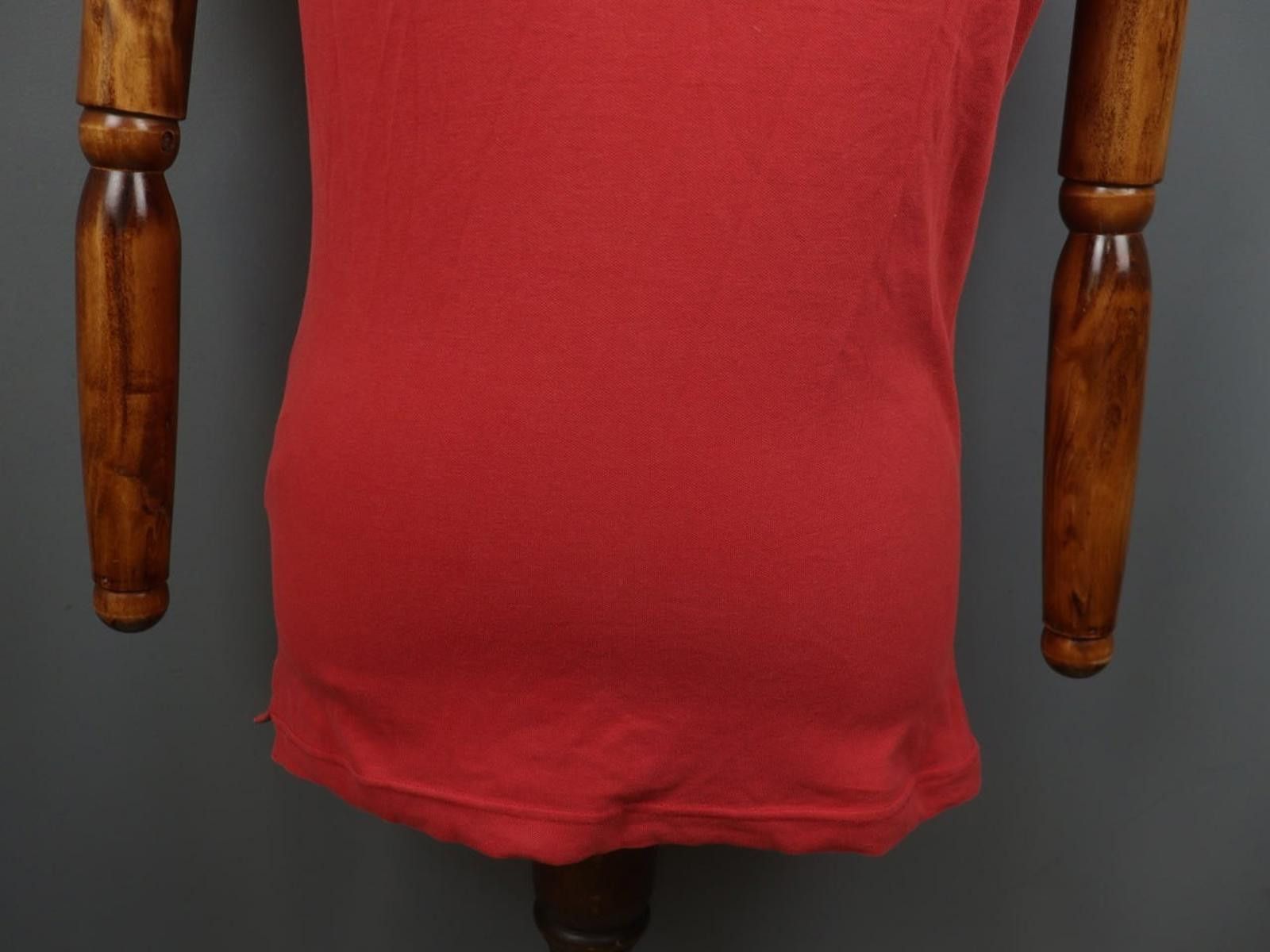 La Martina LA MARTINA Red Cotton Collared Slim Fit Polo Shirt Size M Size US M / EU 48-50 / 2 - 3 Thumbnail