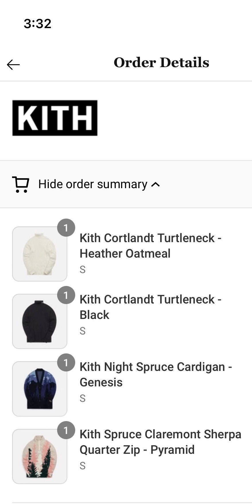 Kith Spruce Claremont Sherpa Quarter Zip up