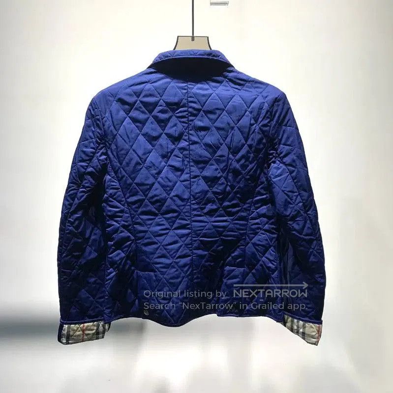 Burberry Burberry Blue Quilted Cotton Women's Jacket. Size S / US 4 / IT 40 - 5 Thumbnail