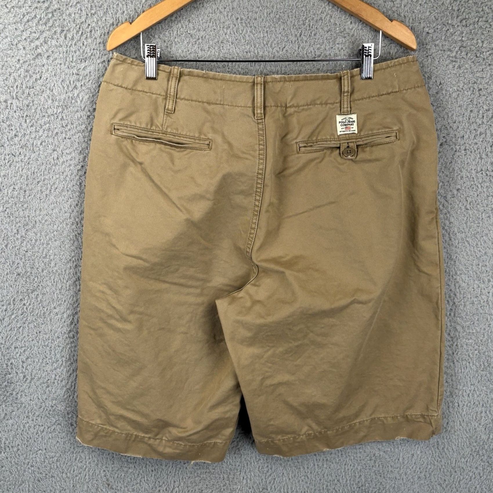 Polo Ralph Lauren VINTAGE Polo Ralph Lauren Jeans Co Shorts Men’s 34 Brown Chino Flat Front Twill Size US S / EU 44-46 / 1 - 3 Thumbnail