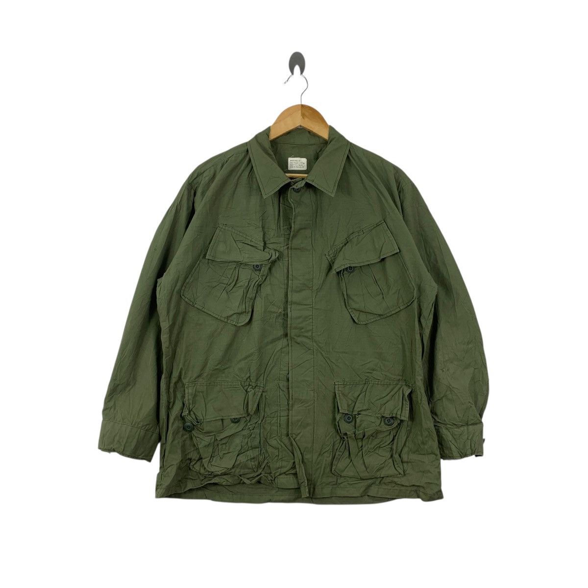 Vintage Vintage HOUSTON INC M-65 Military Field Jacket Parka Vietnam Size US L / EU 52-54 / 3 - 1 Thumbnail
