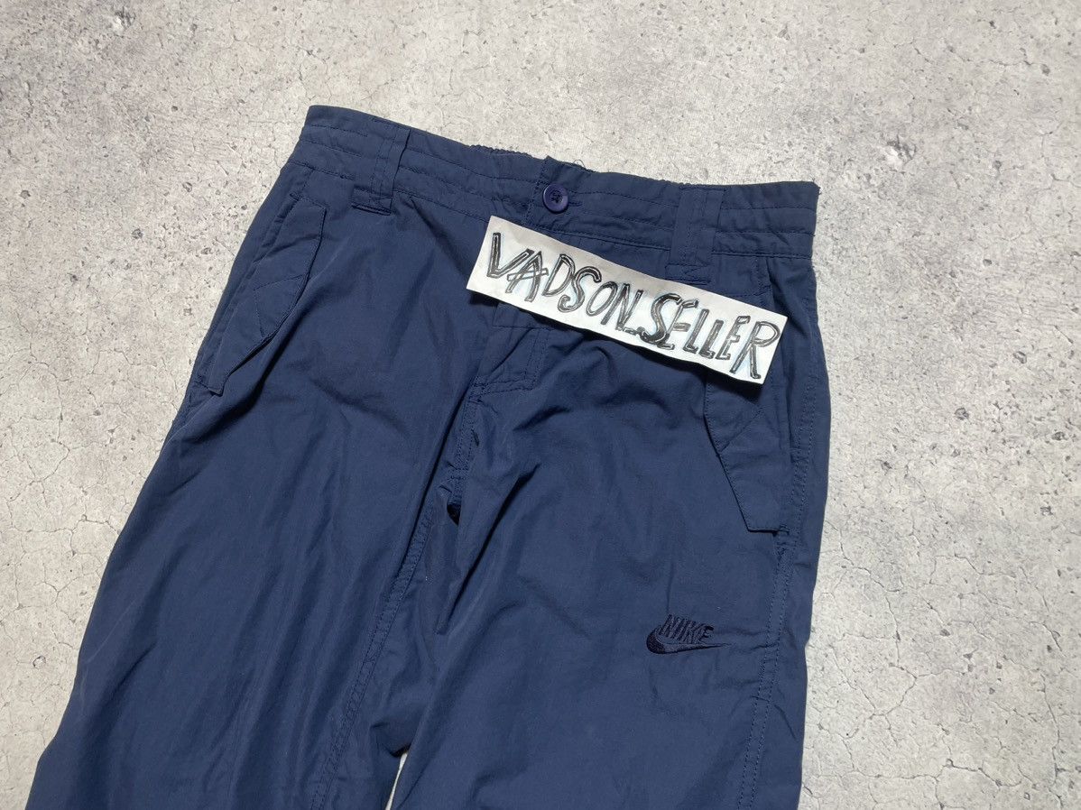 Nike × Vintage Vintage Nike Track Pants Nylon Drill Y2K Hype Swoosh Size US 30 / EU 46 - 5 Thumbnail