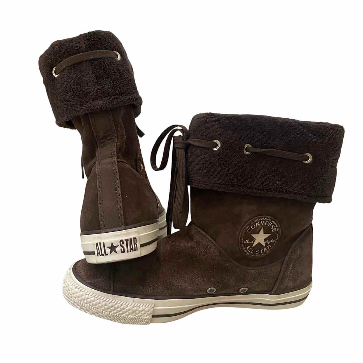 Converse Converse All Star Chuck Taylor Suede Fold Down Ankle Boots Size US 8.5 / IT 38.5 - 16 Thumbnail