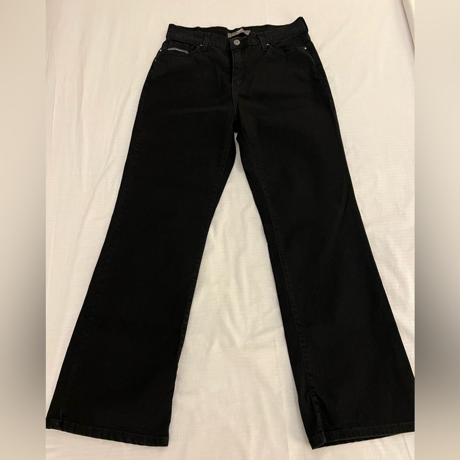 Levi's Levi's 512 Perfectly Skinny Boot Cut Denim Black Jeans 12 Size 34" / US 12 / IT 48 - 5 Thumbnail