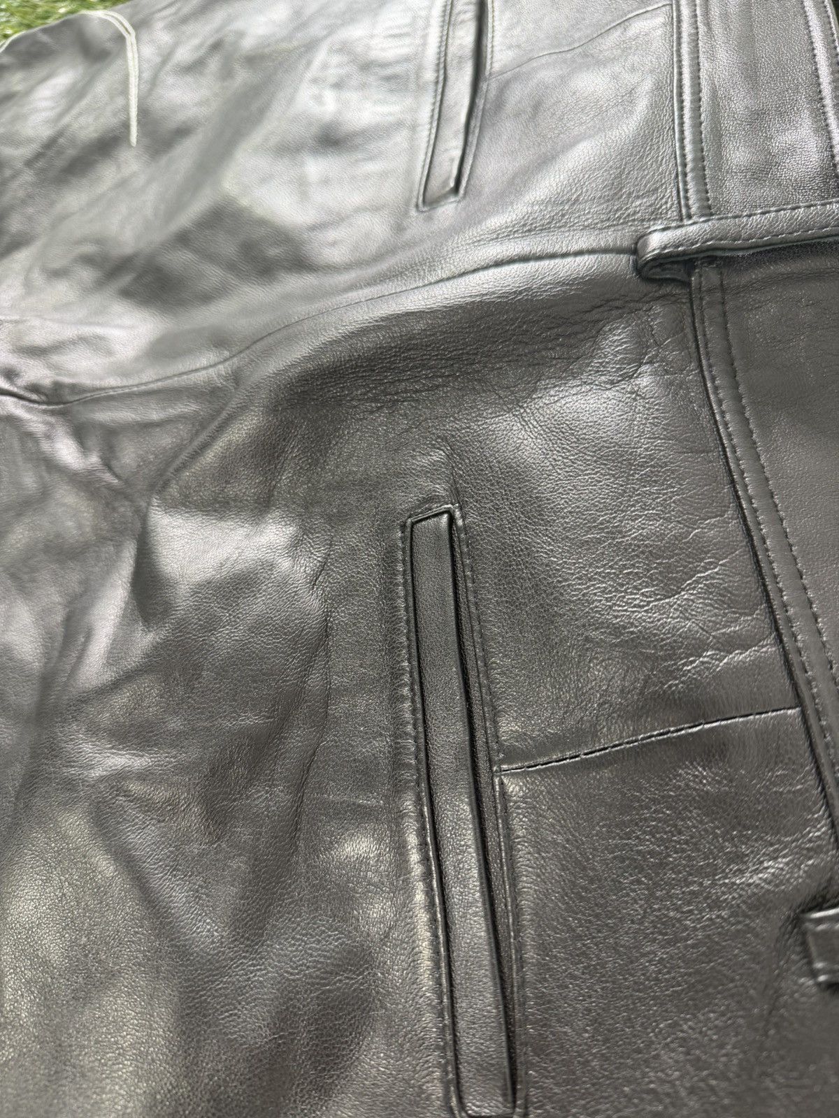 C2H4 C2H4 Black Lambskin Leather Pants Size US 38 / EU 54 - 14 Thumbnail