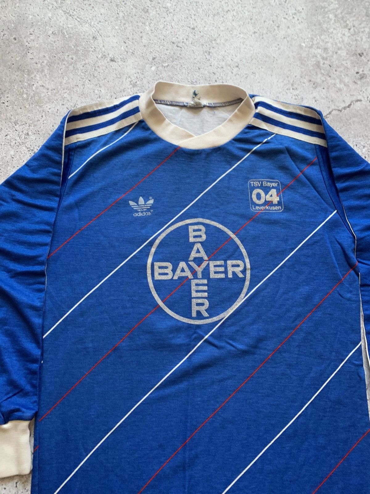 Adidas 🔥ADIDAS BAYER 04 LEVERKUSEN 1984/85 THIRD SOCCER JERSEY KIT Size US S / EU 44-46 / 1 - 3 Thumbnail