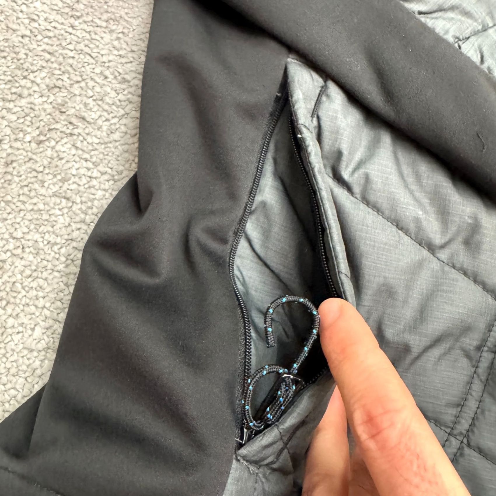 Vintage Columbia Jacket Womens M Gray Omni Heat Hybrid Insulated Quilted Black Size M / US 6-8 / IT 42-44 - 6 Thumbnail