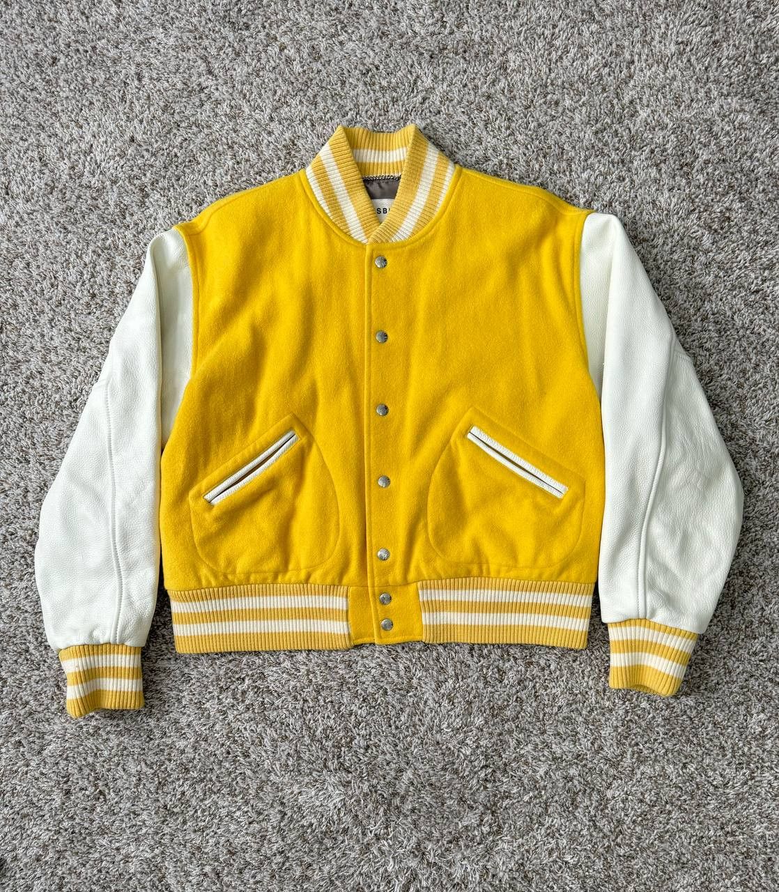 Misbhv Misbhv Contrast Sleeve Varsity Jacket Size US L / EU 52-54 / 3 - 2 Thumbnail