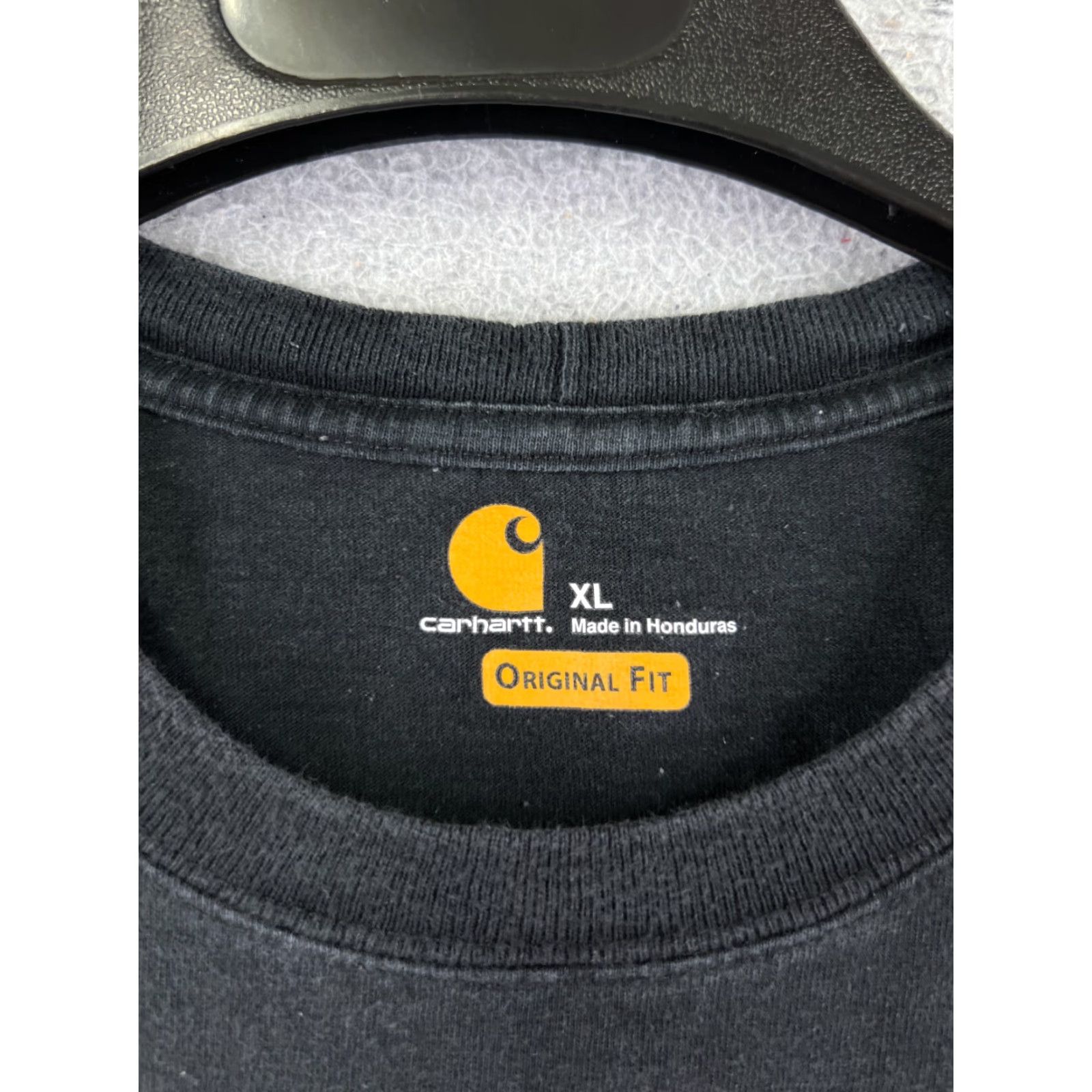 Carhartt Carhartt Shirt Men XL Black Short Sleeve Crew Neck Cotton Jersey Embroidered Logo Work Modern American 90s? Not specified; omit. Size US XL / EU 56 / 4 - 7 Thumbnail
