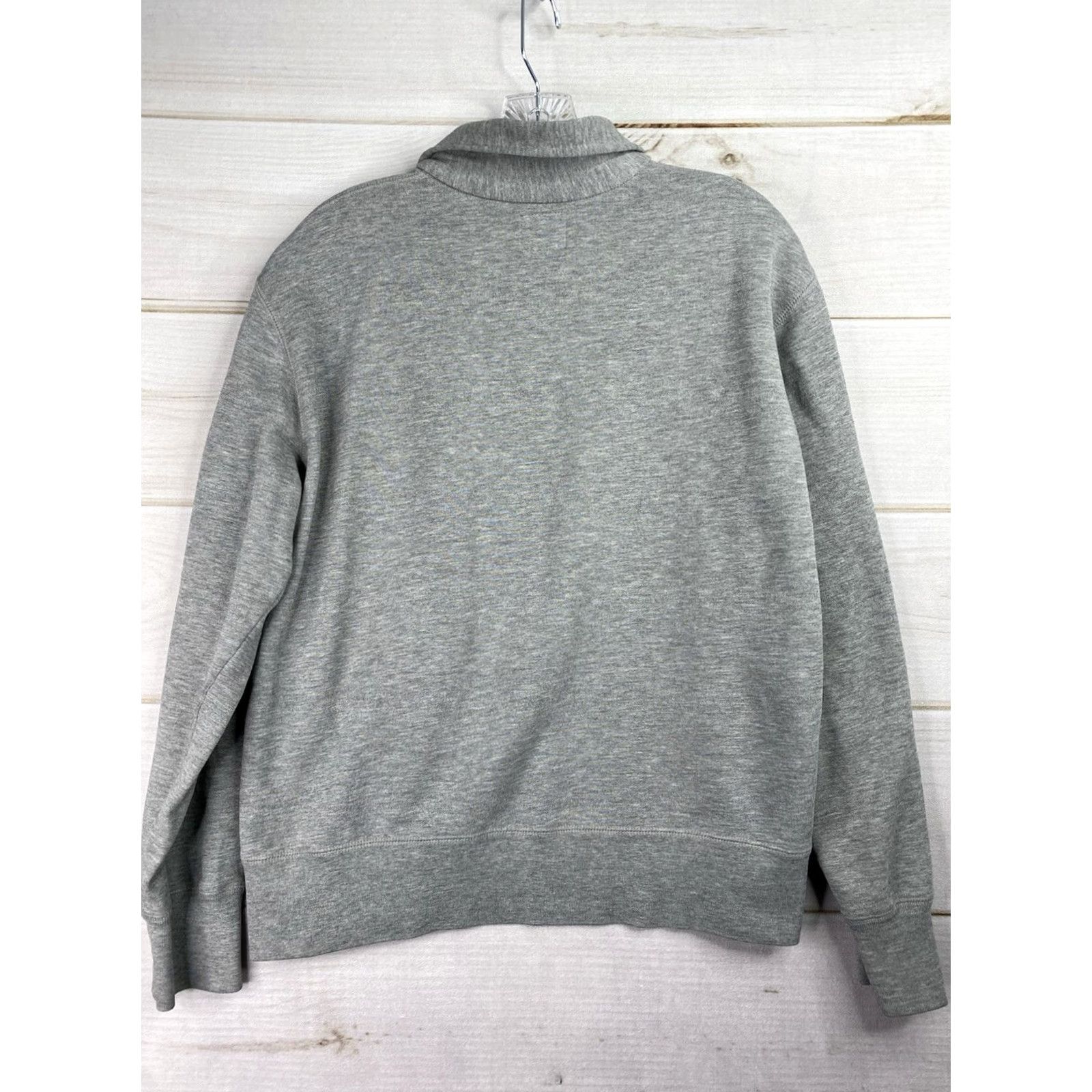 Roots Roots Sweatshirt Mens S Gray Collar Quarter Zip Pullover Logo Embroidered Size US S / EU 44-46 / 1 - 7 Thumbnail