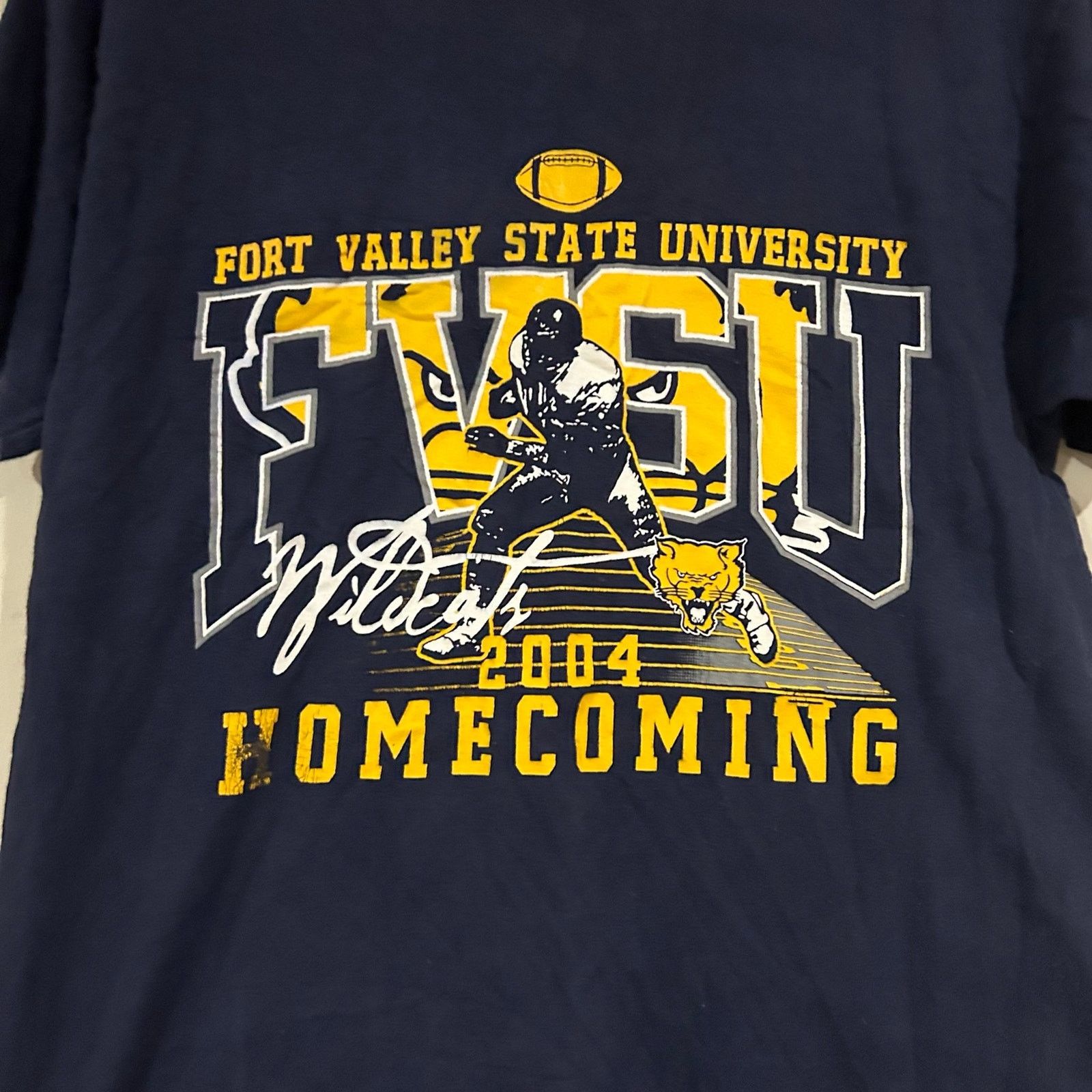 Russell Athletic 2004 Fort Valley University State Football Homecoming Shirt Size US S / EU 44-46 / 1 - 2 Thumbnail