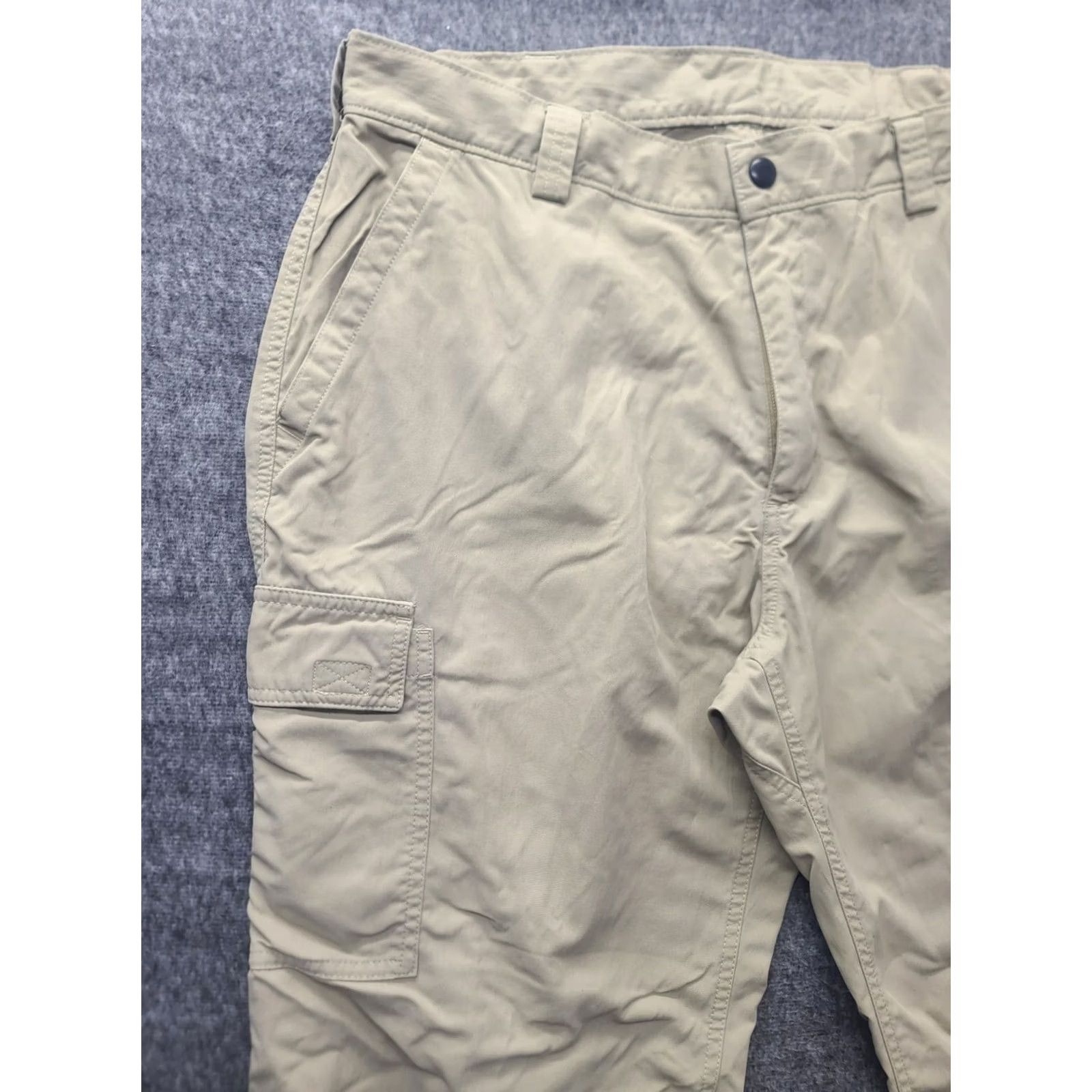 Vintage VINTAGE Duluth Pants Mens 38x30 Cargo Nylon Relaxed Fit Canvas Beige Pockets Logo USA 30 Inseam Straight Size US 38 / EU 54 - 7 Thumbnail