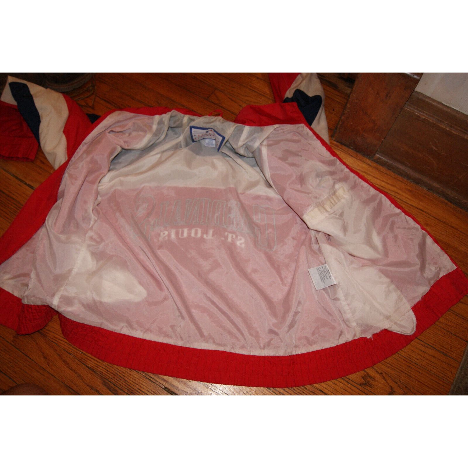 Logo 7 St Louis Cardinal Vtg Logo 7 L Windbreaker Jacket Colorblock Size US L / EU 52-54 / 3 - 16 Thumbnail