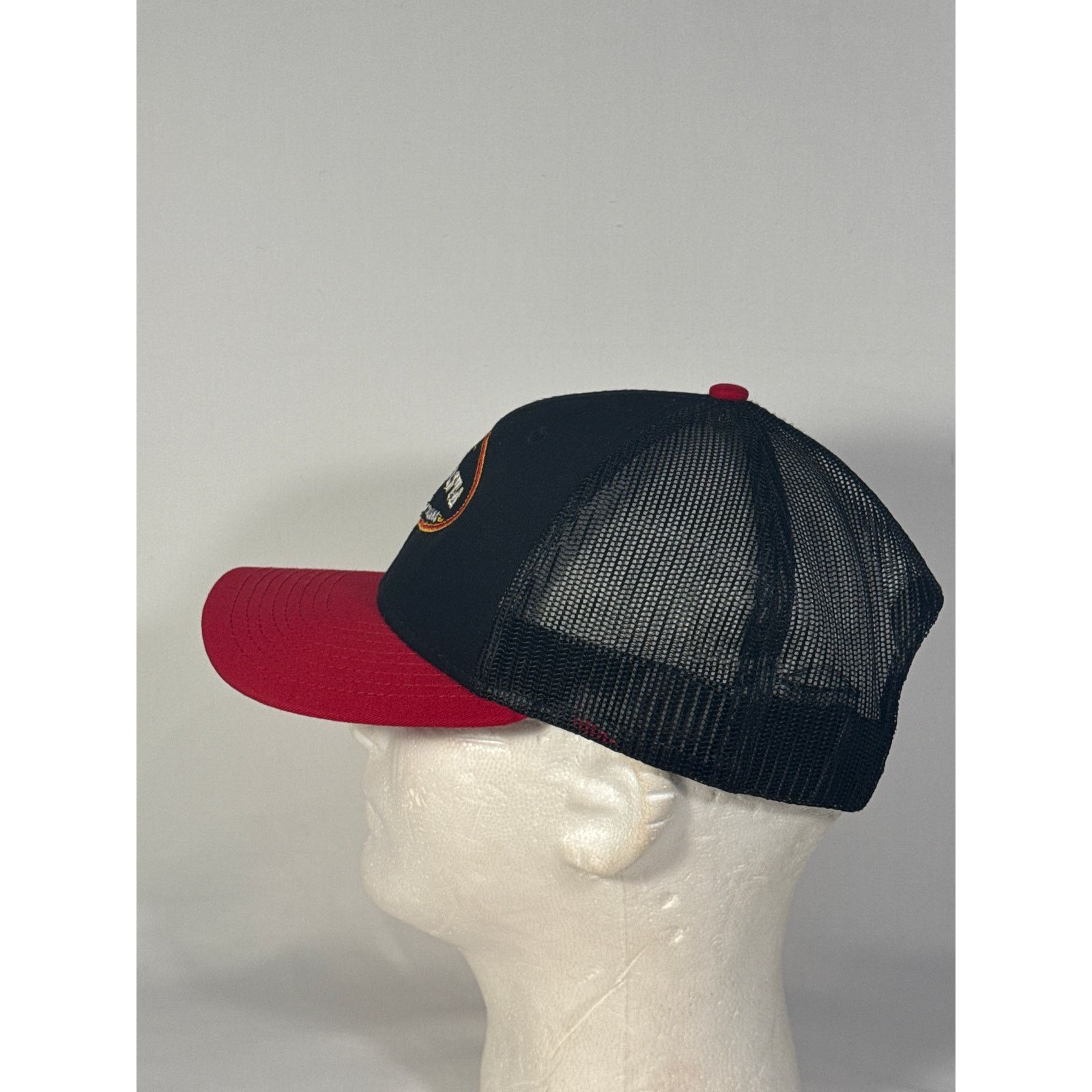 New Era Vintage Cafe Prima Pasta Miami Beach Trucker Hat Black/Red Size ONE SIZE - 3 Thumbnail