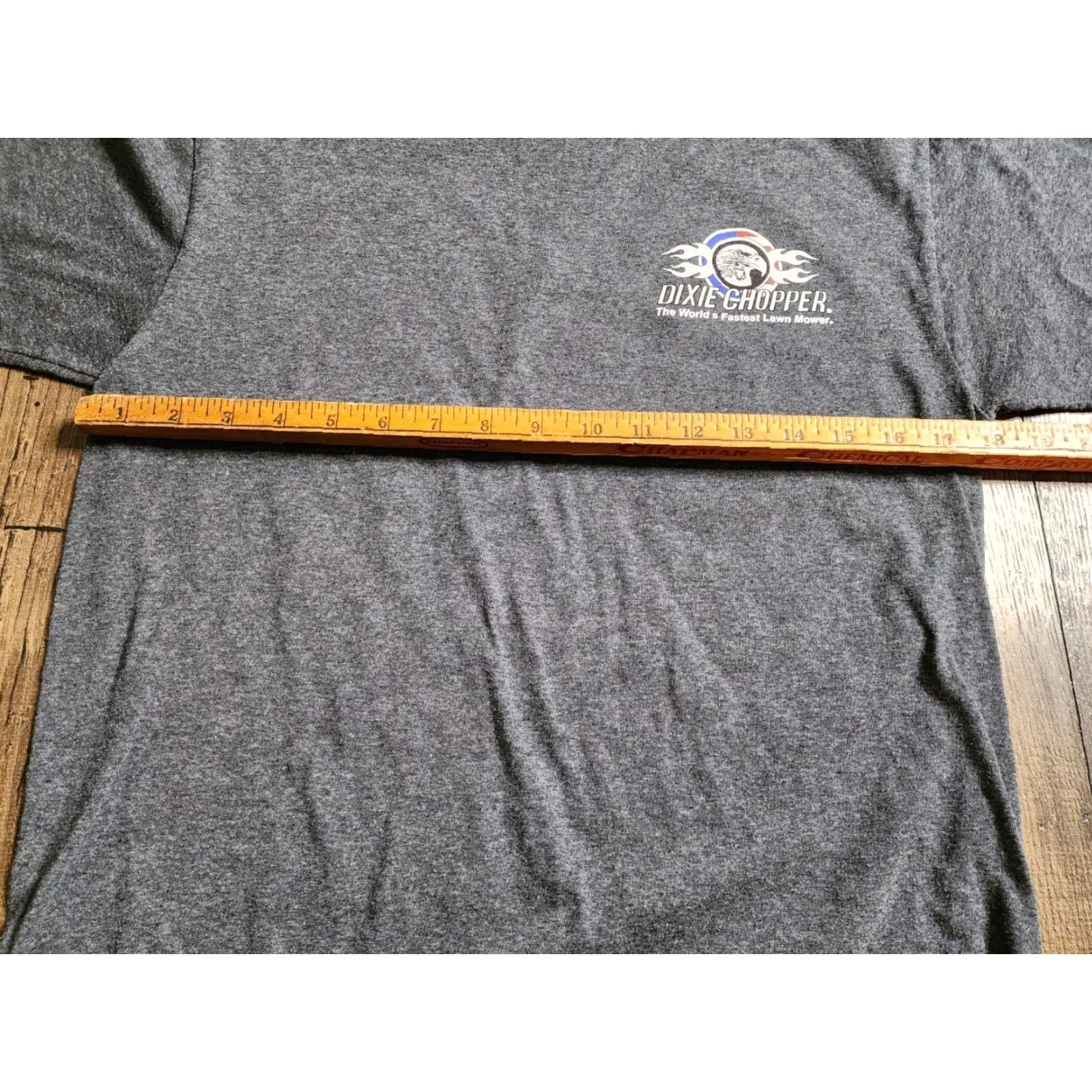 Vintage Mens S Dixie Chopper World's Fastest Lawn Mower Flag T Shirt Double Sided Size US S / EU 44-46 / 1 - 3 Thumbnail