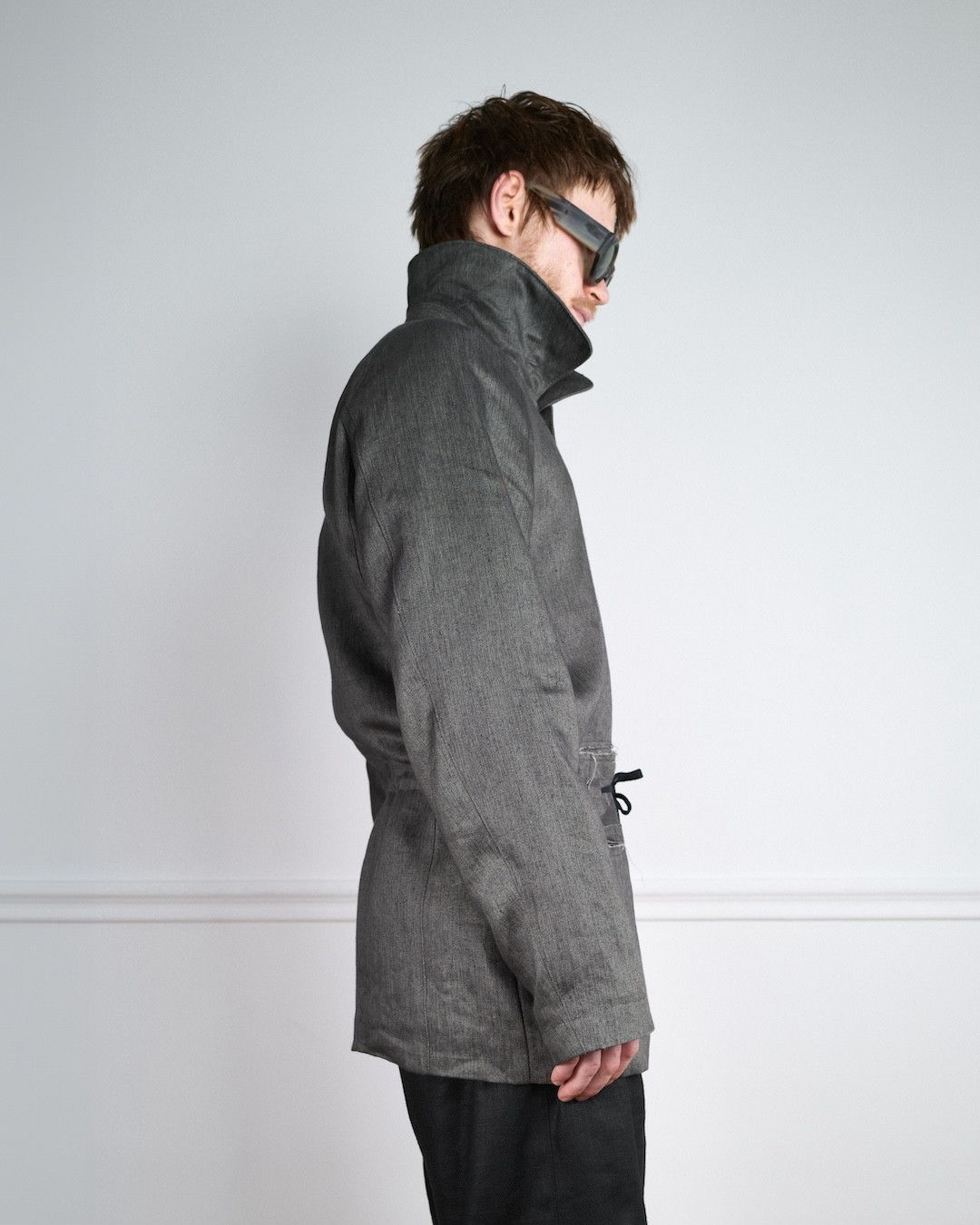 Individual Sentiments NKTRMNV LINEN CHORE JACKET Size US L / EU 52-54 / 3 - 11 Thumbnail