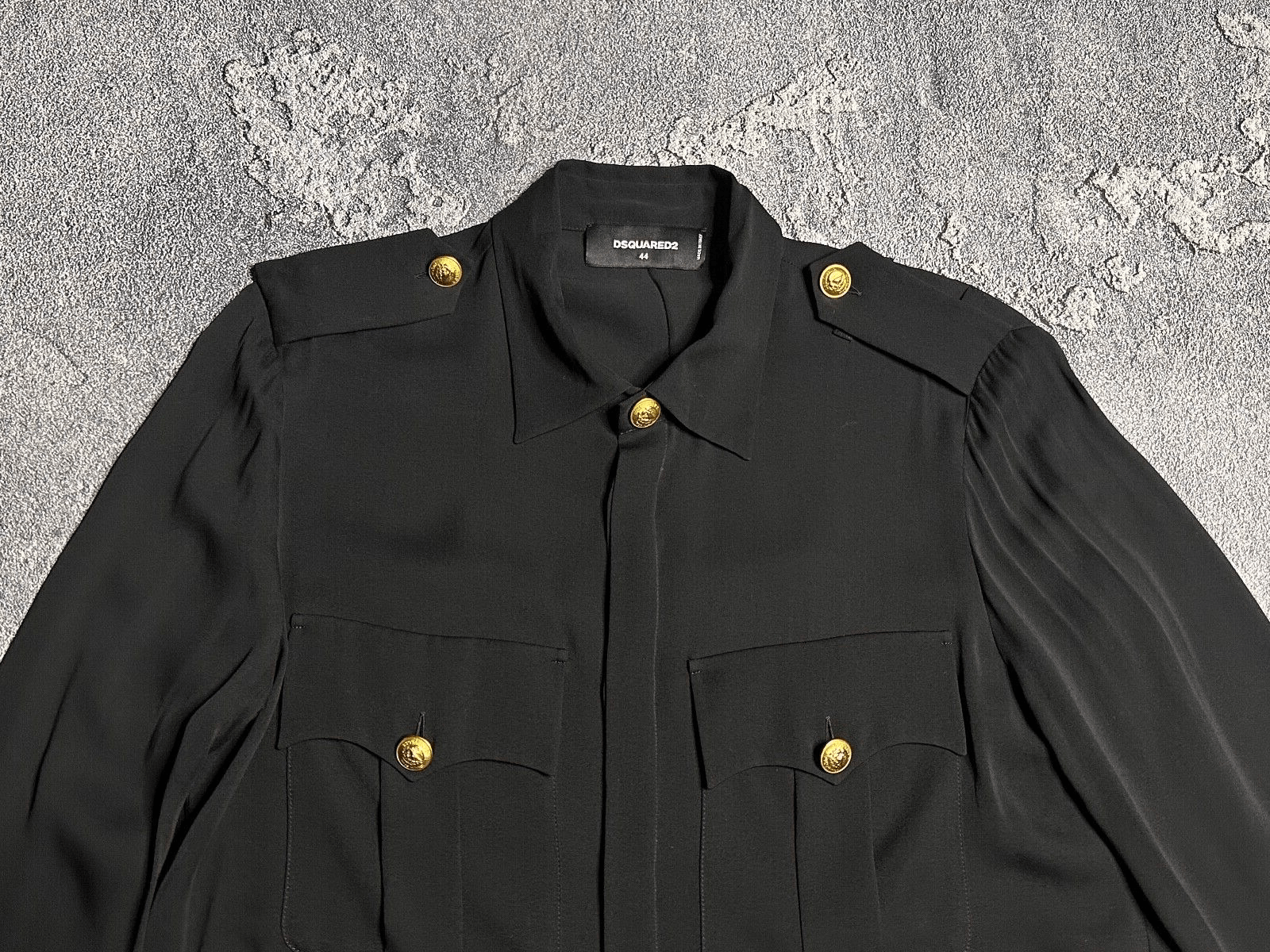 Dsquared2 DSQUARED2 women's silk blouse 44 Size M / US 6-8 / IT 42-44 - 2 Thumbnail