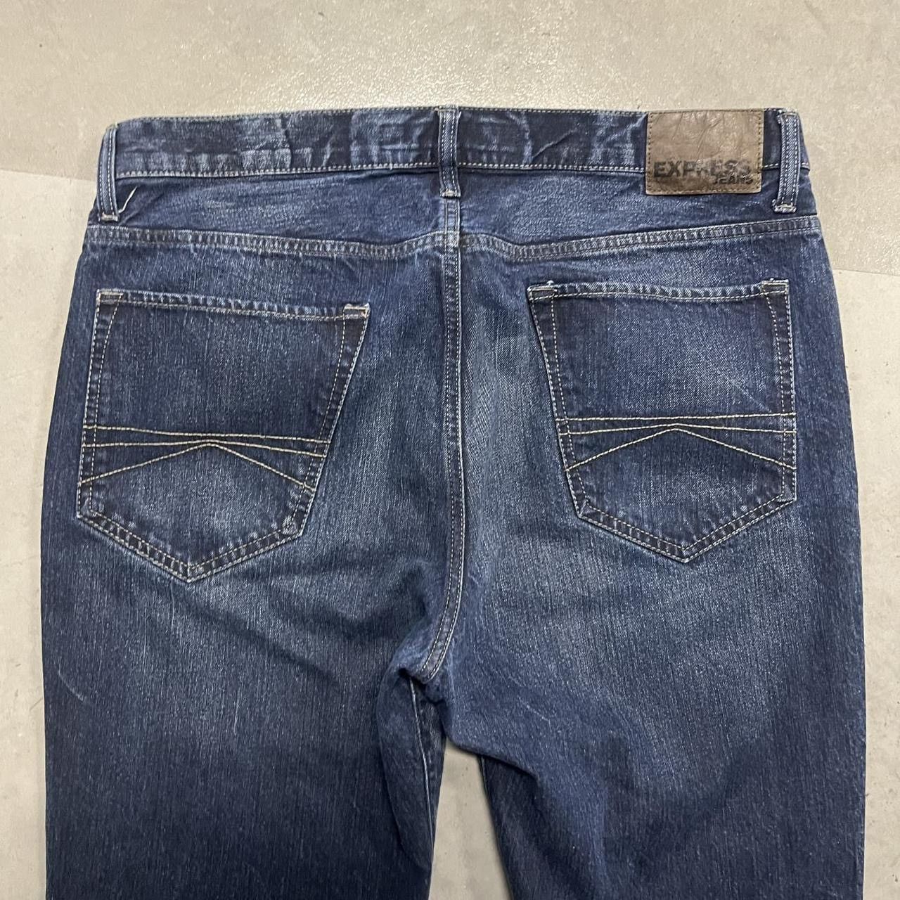 Japanese Brand × Vintage Crazy Vintage Y2K Grunge Dark Wash Denim jeans Skater Style! Size US 36 / EU 52 - 6 Thumbnail