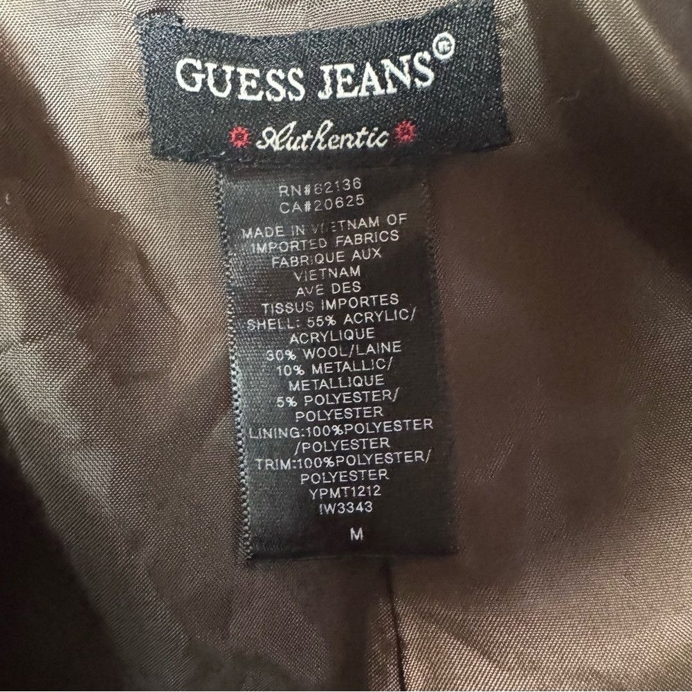Guess Guess Jeans Tweed Wool Blend Blazer Size S Size S / US 4 / IT 40 - 8 Thumbnail
