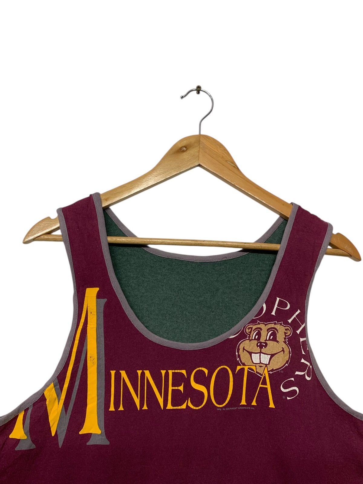 Vintage Rare Vintage 80's Minnesota By Garment Graphic Sleeveless Size US M / EU 48-50 / 2 - 4 Thumbnail