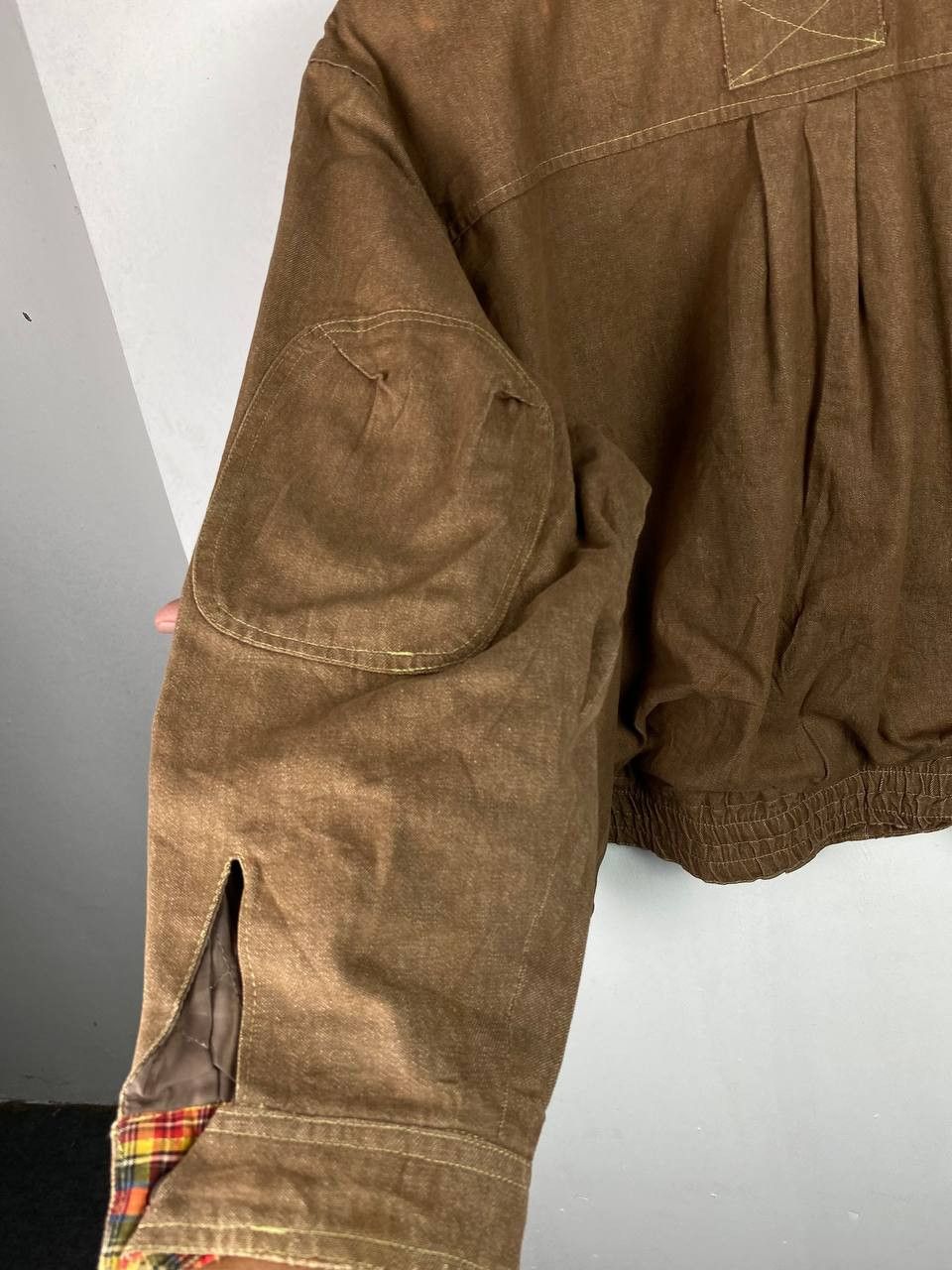 Japanese Brand vintage japanese brands denim jacket flannel lining Size US XXL / EU 58 / 5 - 10 Thumbnail