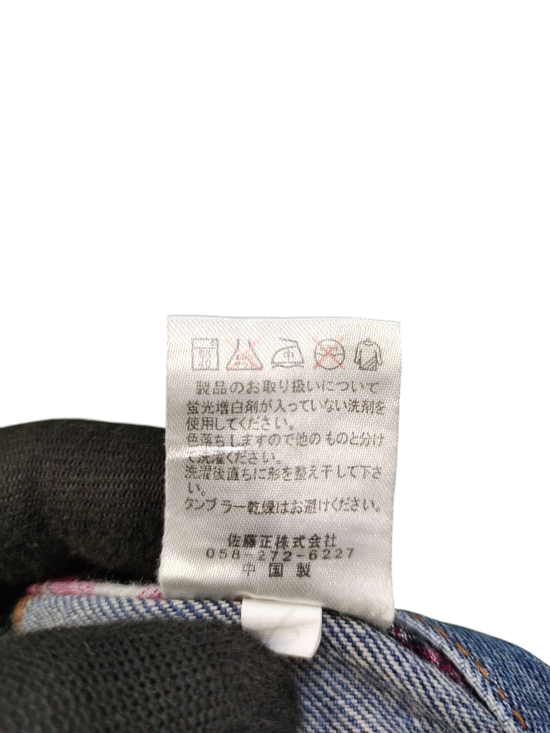Japanese Brand Vintage Nylaus Japan Double Waist Clawmark Honeycomb Jeans Size US 30 / EU 46 - 13 Thumbnail