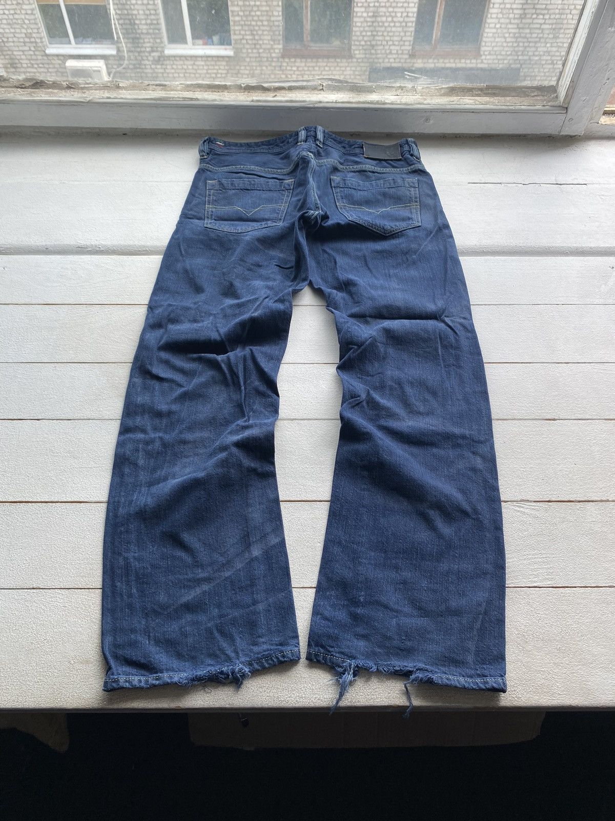 Diesel 🔥OPIUM PUNK DIESEL BAGGY FLARED SUN FADED DISTRESSED JEANS Size US 34 / EU 50 - 1 Thumbnail