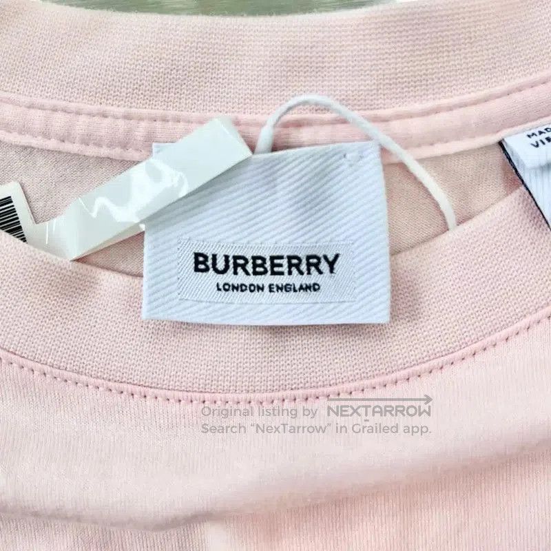 Burberry Burberry Pink Women's T-Shirt Size S. Size S / US 4 / IT 40 - 3 Thumbnail