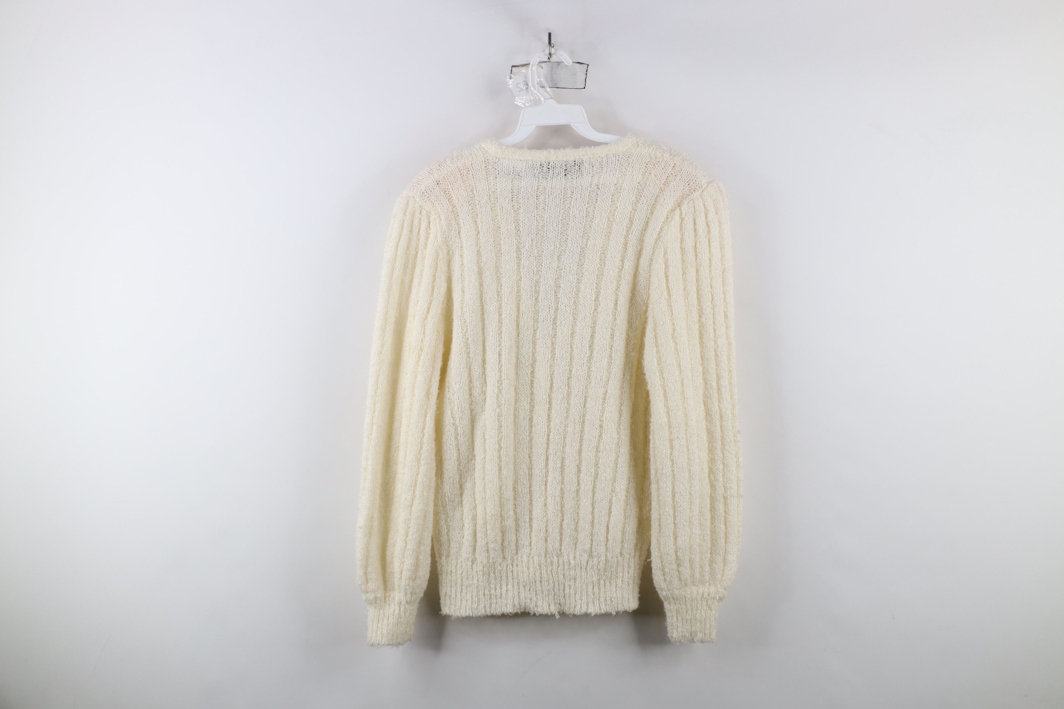 Vintage Vintage 80s 90s Streetwear Wool Blend Knit Cardigan Sweater Size S / US 4 / IT 40 - 11 Thumbnail