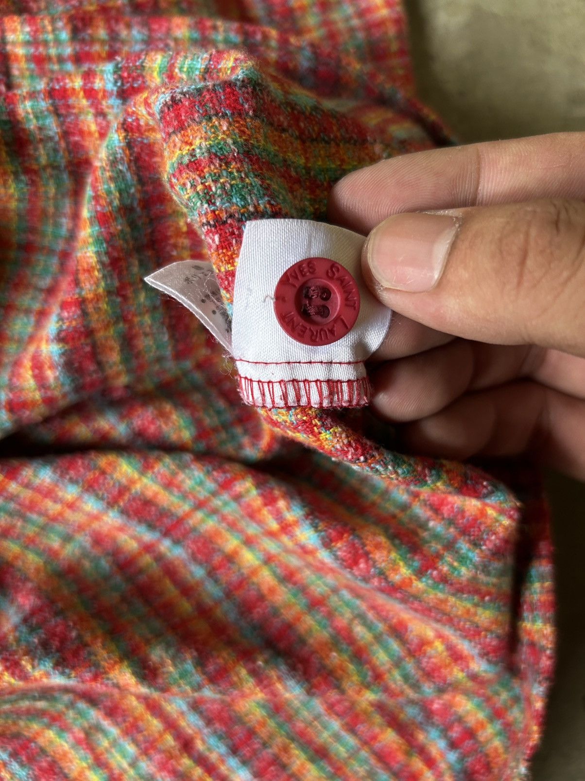 Yves Saint Laurent Yves Saint Lauren Mens Flannels Plaid Shirt Size US M / EU 48-50 / 2 - 6 Thumbnail