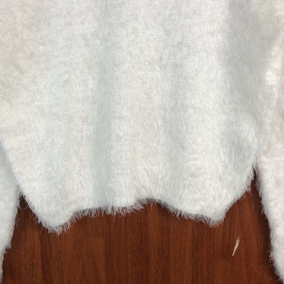 Aran Isles Knitwear Mounior White Mohair Knitwear #938 Size M / US 6-8 / IT 42-44 - 5 Thumbnail
