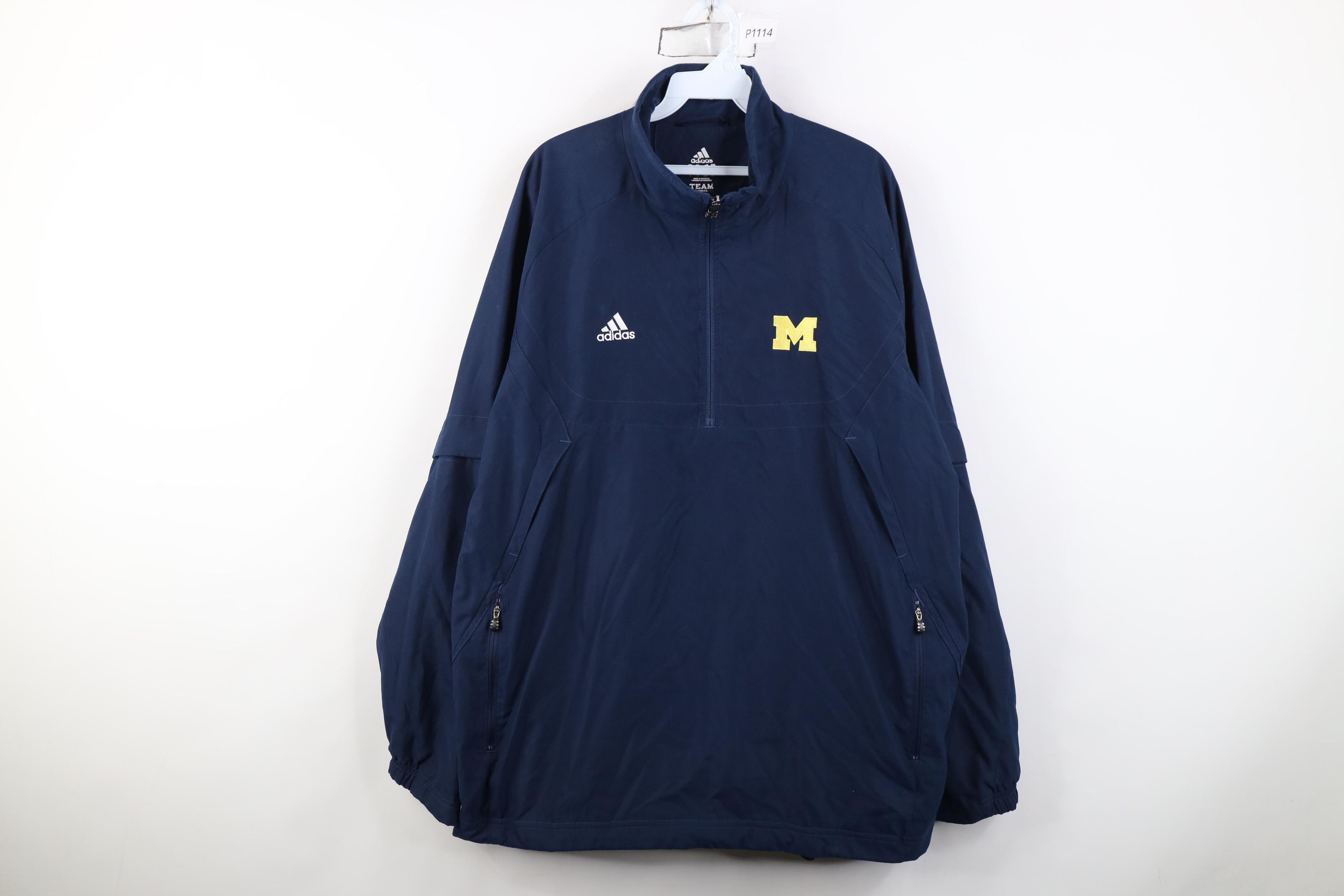 Adidas Adidas University of Michigan Football Button Off Jacket Size US L / EU 52-54 / 3 - 1 Thumbnail