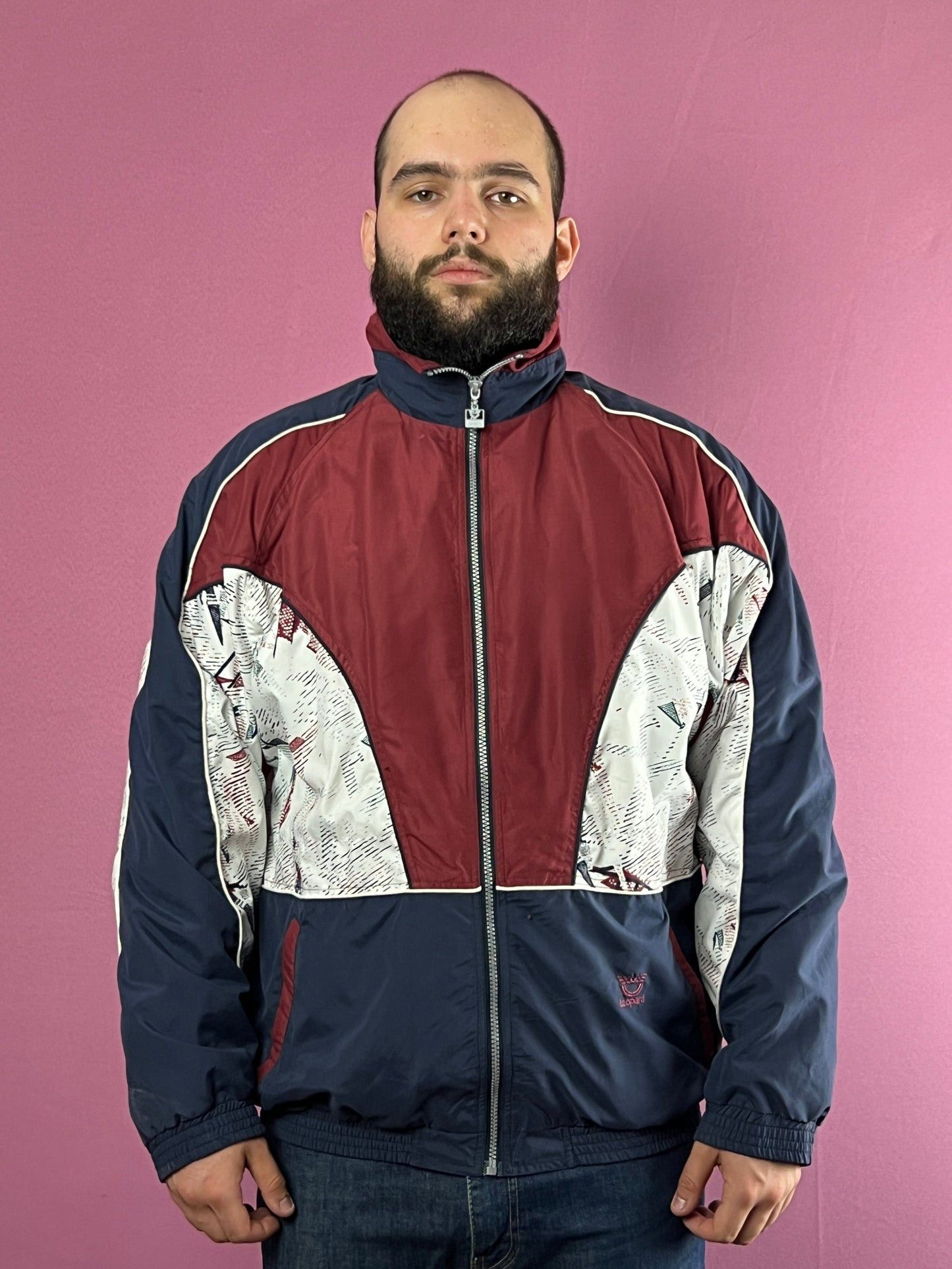 Other 90s Leopard Vintage Men's Windbreaker Jacket - L Size US L / EU 52-54 / 3 - 2 Thumbnail
