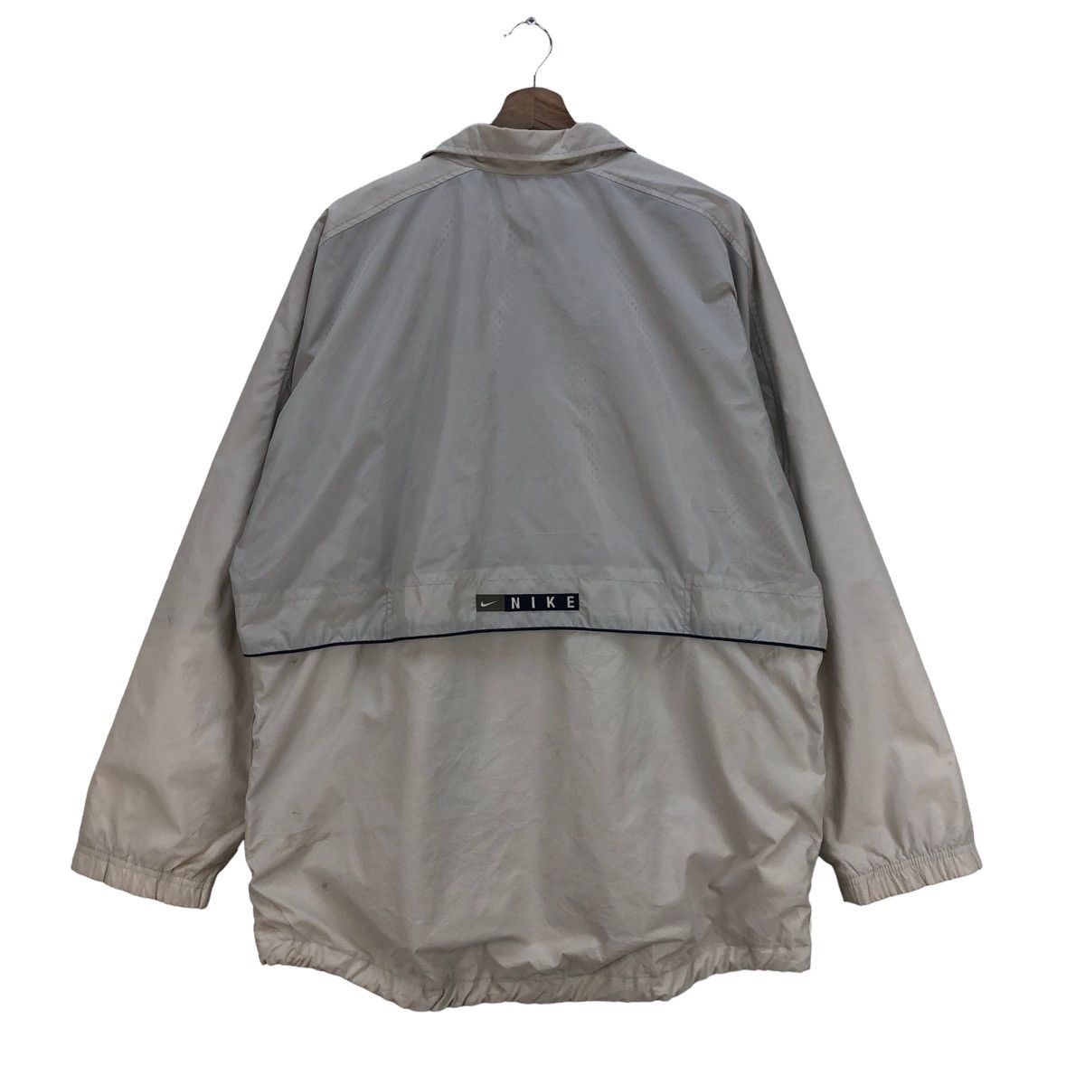 Nike 🔥Vintage Nike Anorak Center Logo Hooded Size US L / EU 52-54 / 3 - 2 Thumbnail