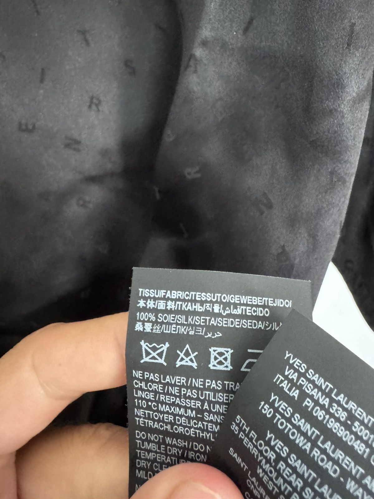Saint Laurent Paris Silk Logo Camp shirt Size US L / EU 52-54 / 3 - 5 Thumbnail